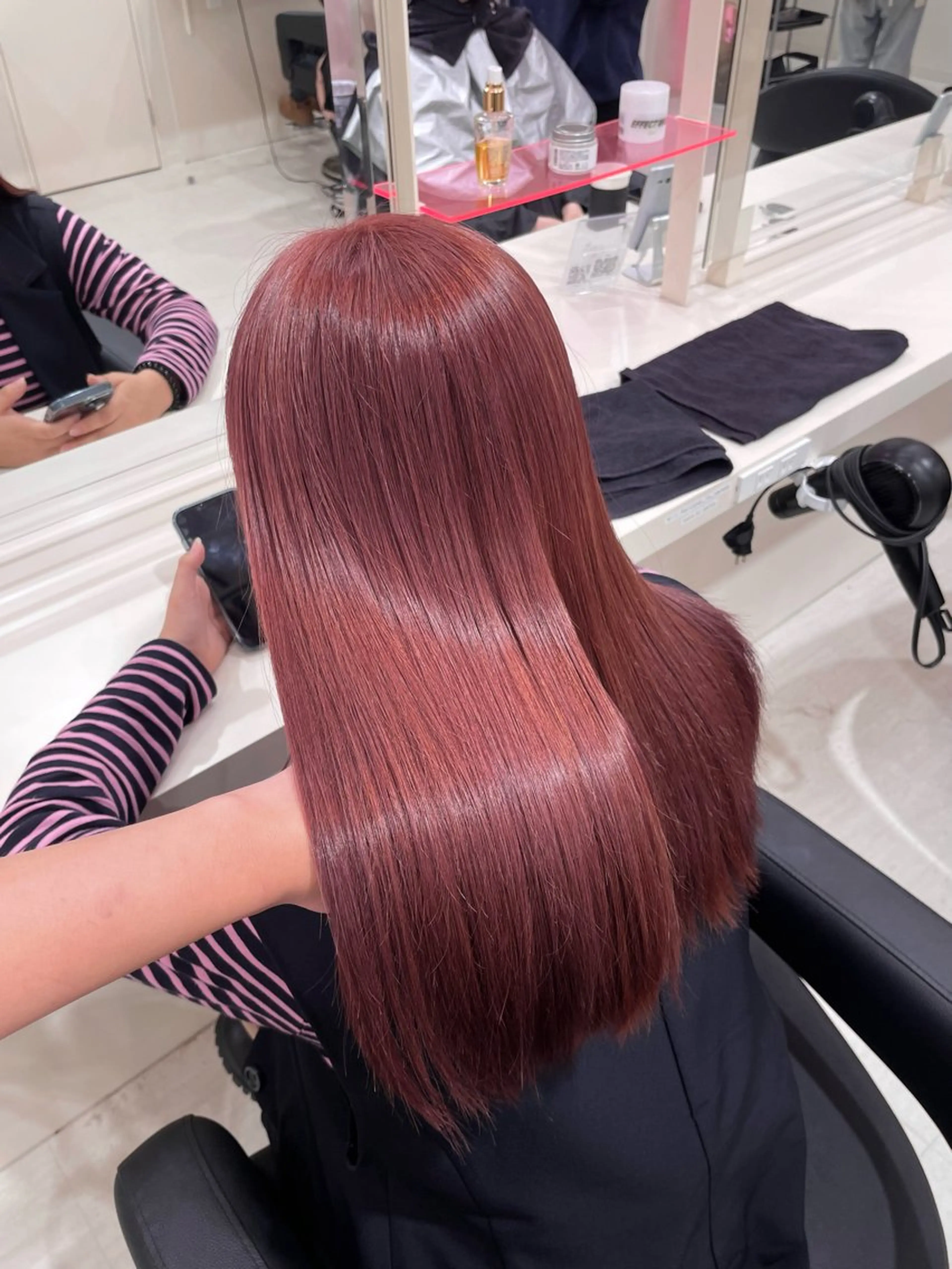 カラー 🎀🫧透明感 ピンクラベンダー💟のヘアスタイル