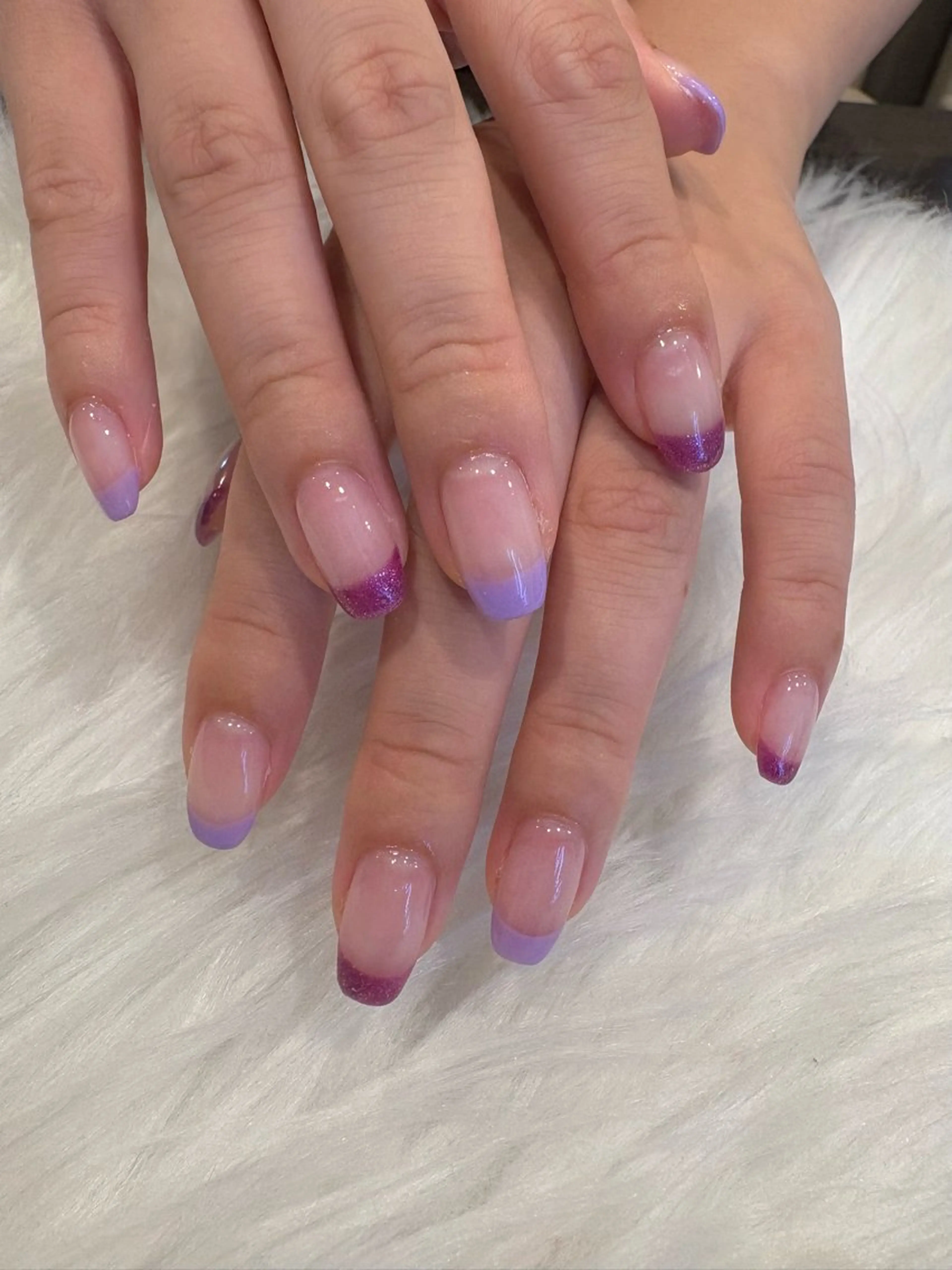 ネイル クリアネイル フレンチネイル ハンドネイル Nobady_ Kotonoのネイルデザイン