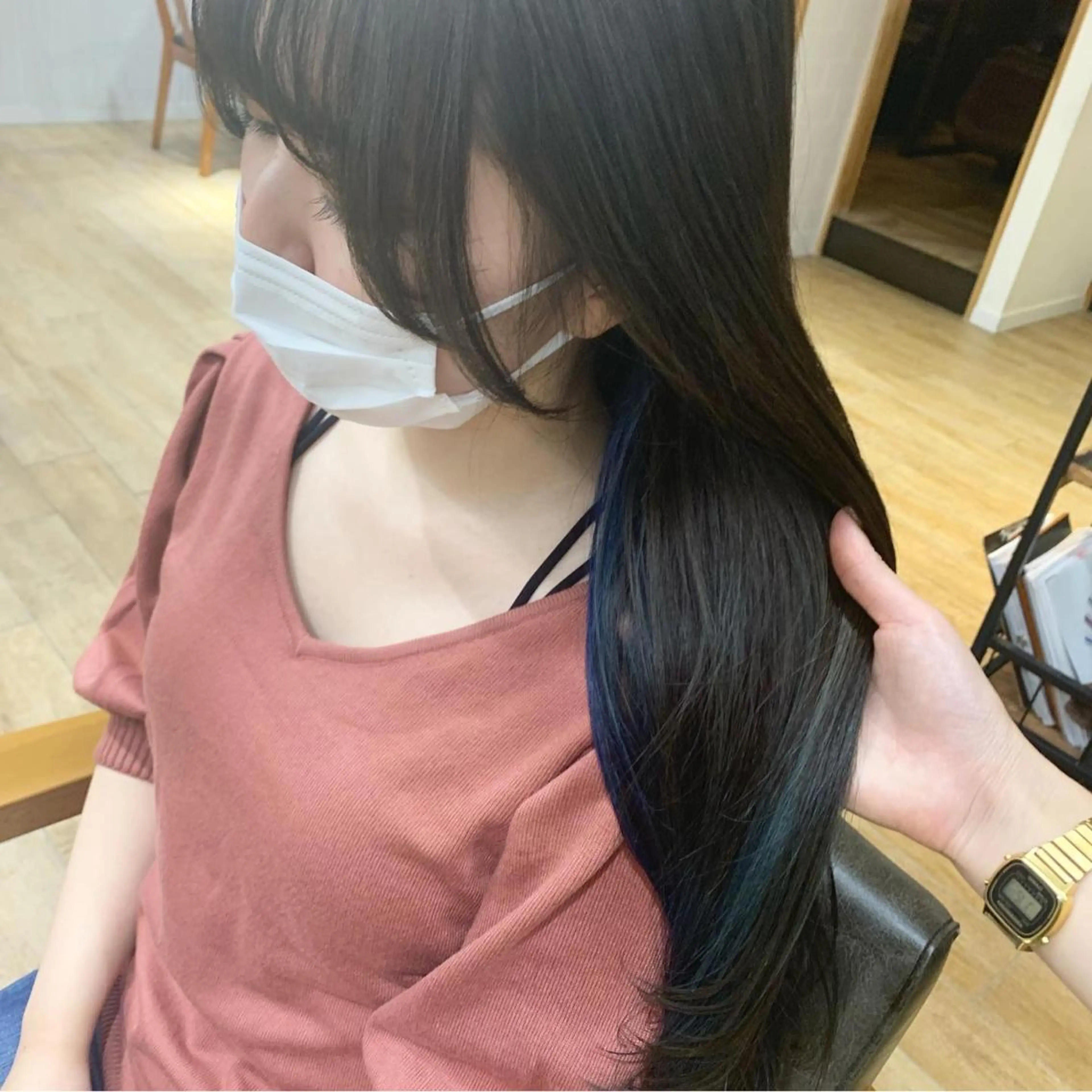 ショート カラー パーマ ヘアアレンジ メンズ キッズ ネイル マツエク・マツパ カット ヘアカラー レイヤーカット 🌿透け感カラーのヘアスタイル