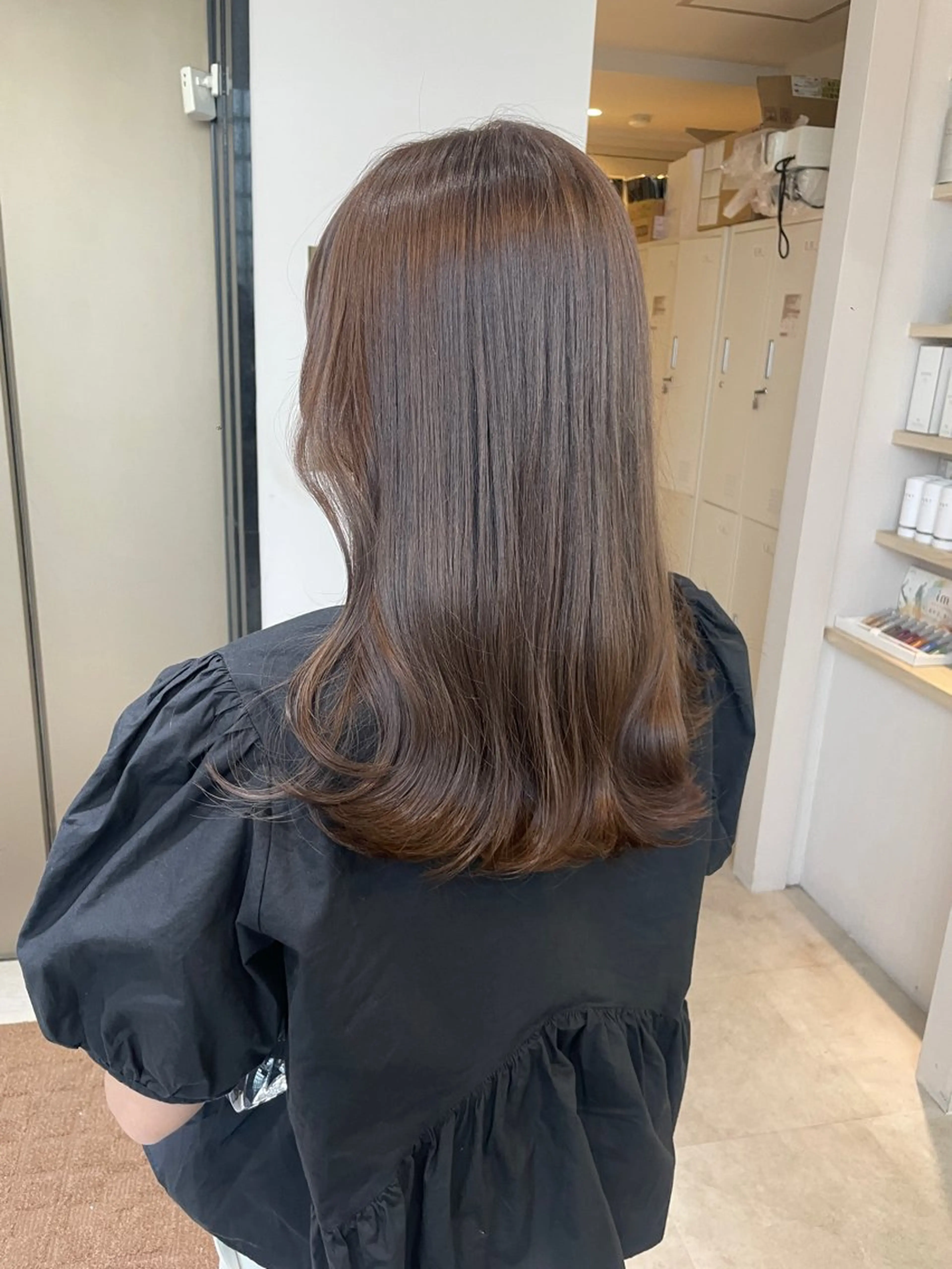 セミロング カラー カット ヘアカラー トリートメント HARUKA韓国ヘア /Luana梅田のヘアスタイル