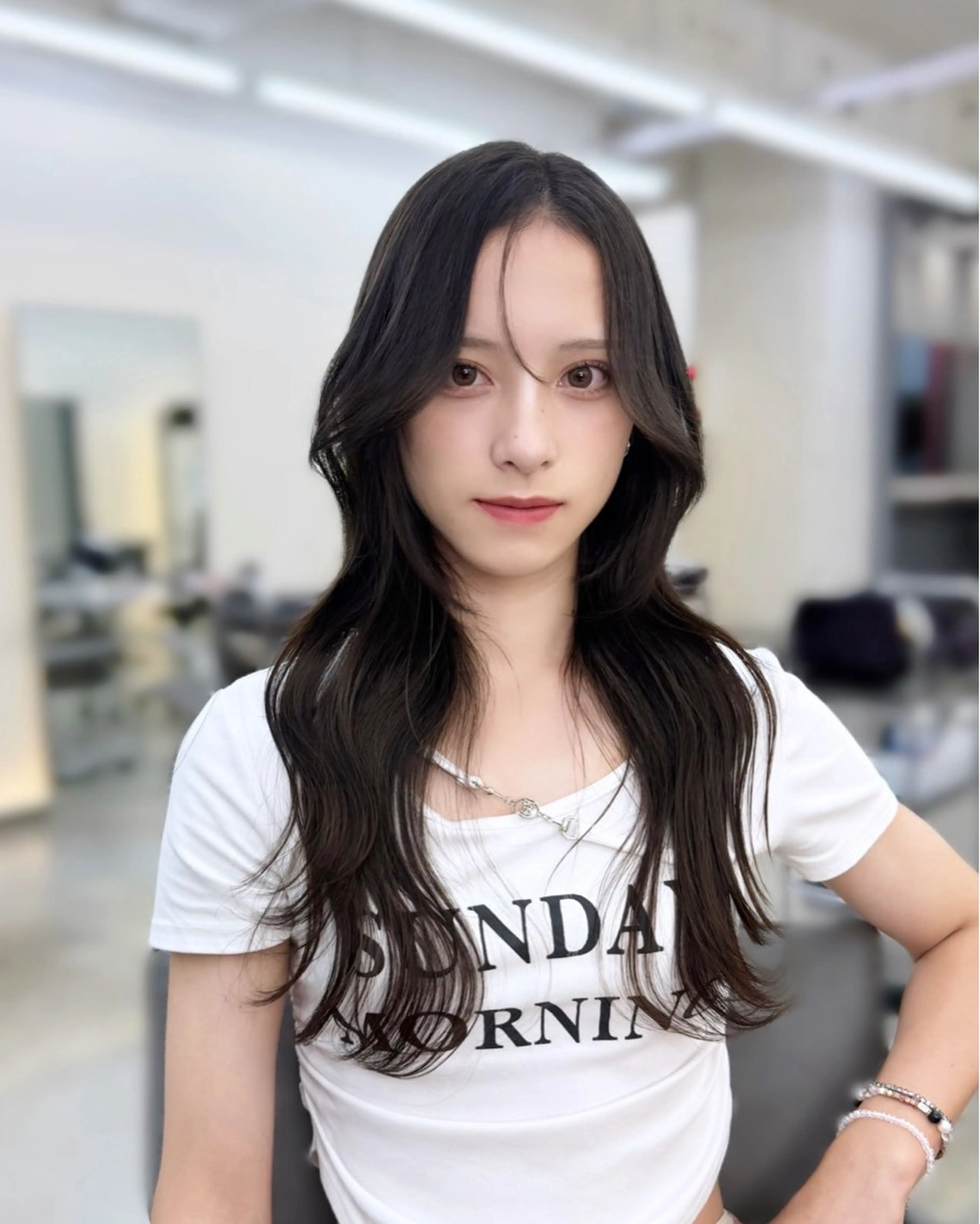 ロング カラー カット ヘアカラー トリートメント 🦋韓国系指名No1 店長/圓山 祐也🦋のヘアスタイル