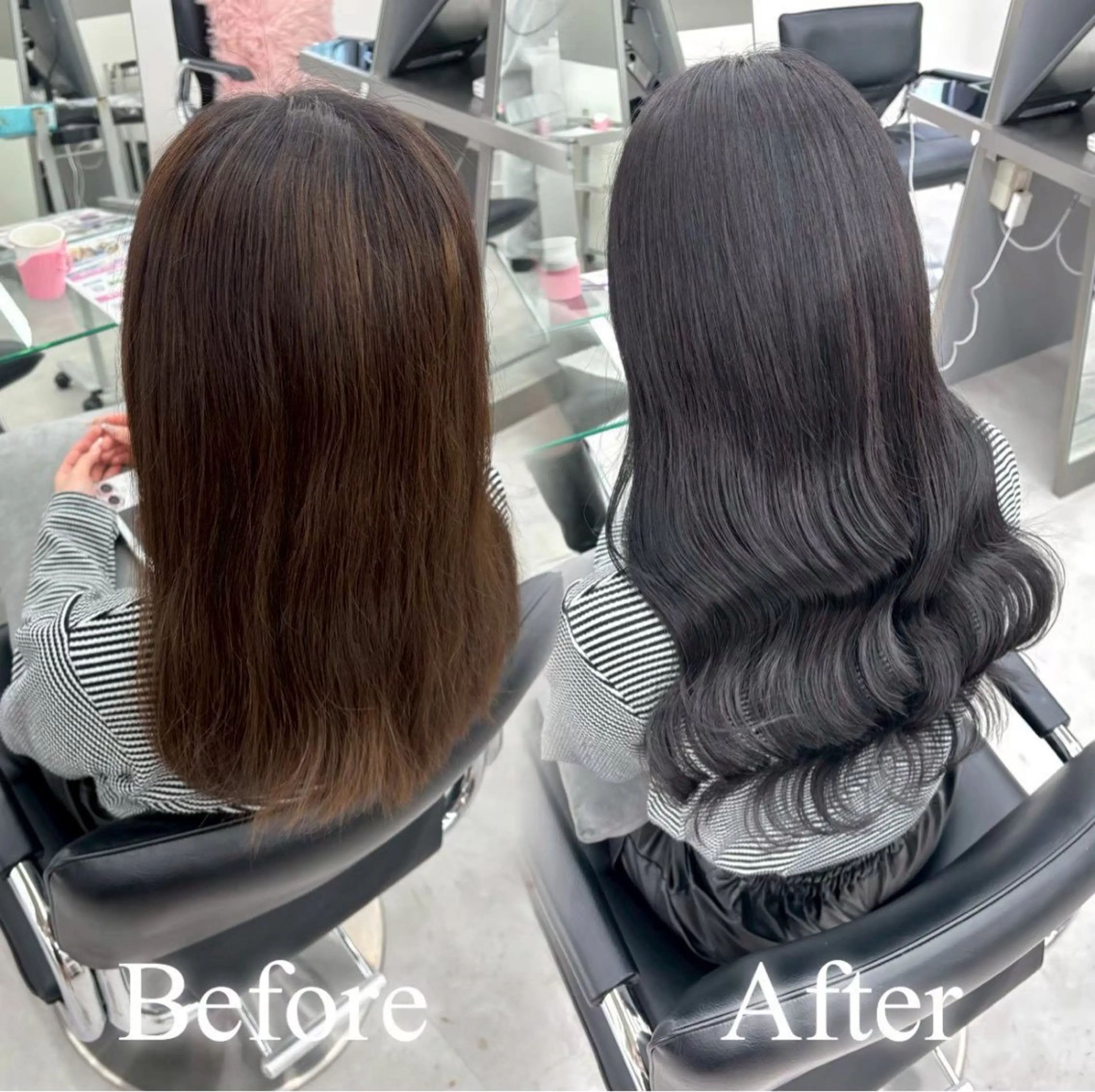 ロング シールエクステ エクステ エクステ STYLE横浜所属・アレンジ🎀/ エクステ🌙/もものヘアスタイル