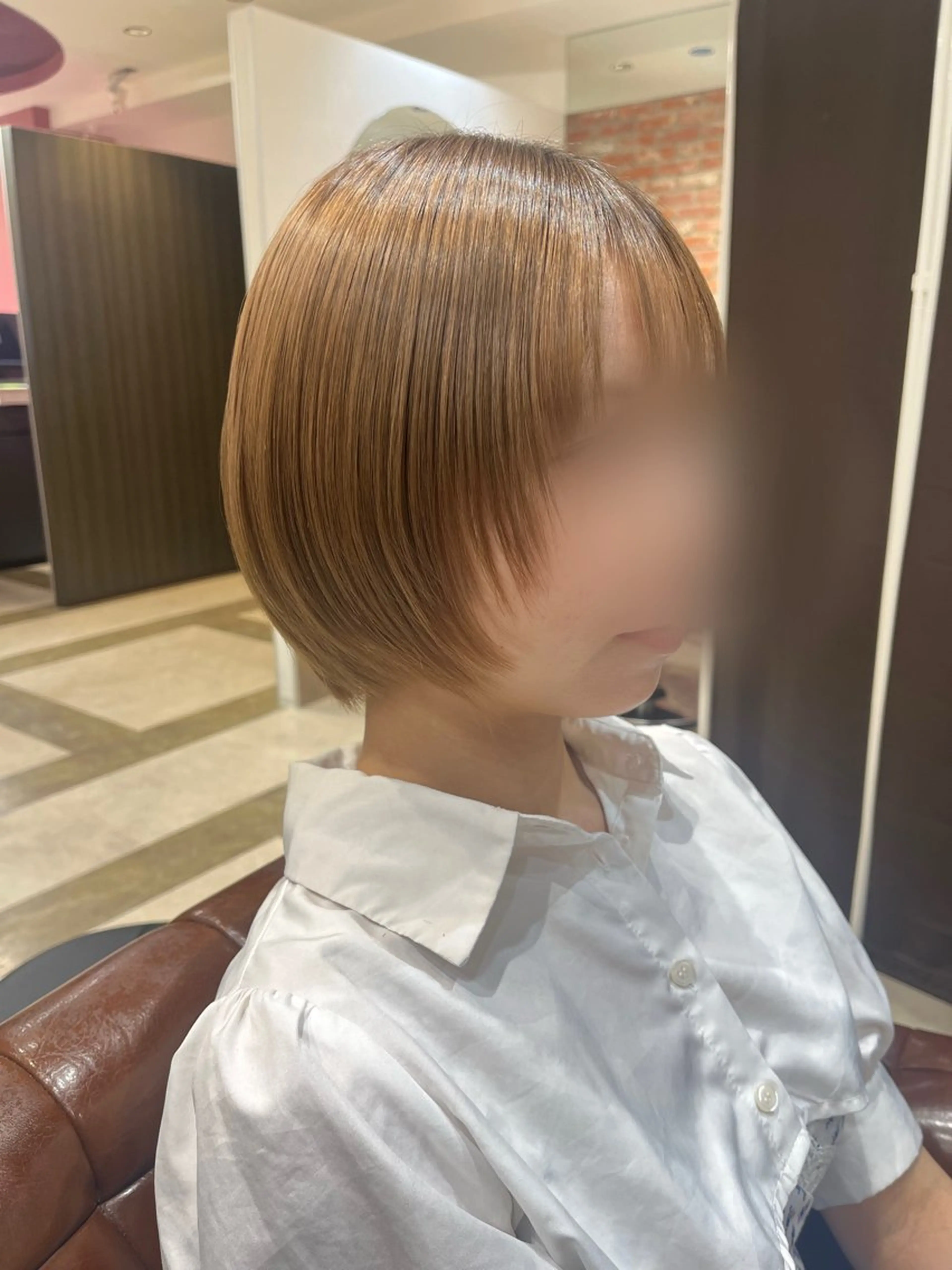 ショート 顔周りカット レイヤーカット ショートヘア 鳥見 若菜のヘアスタイル