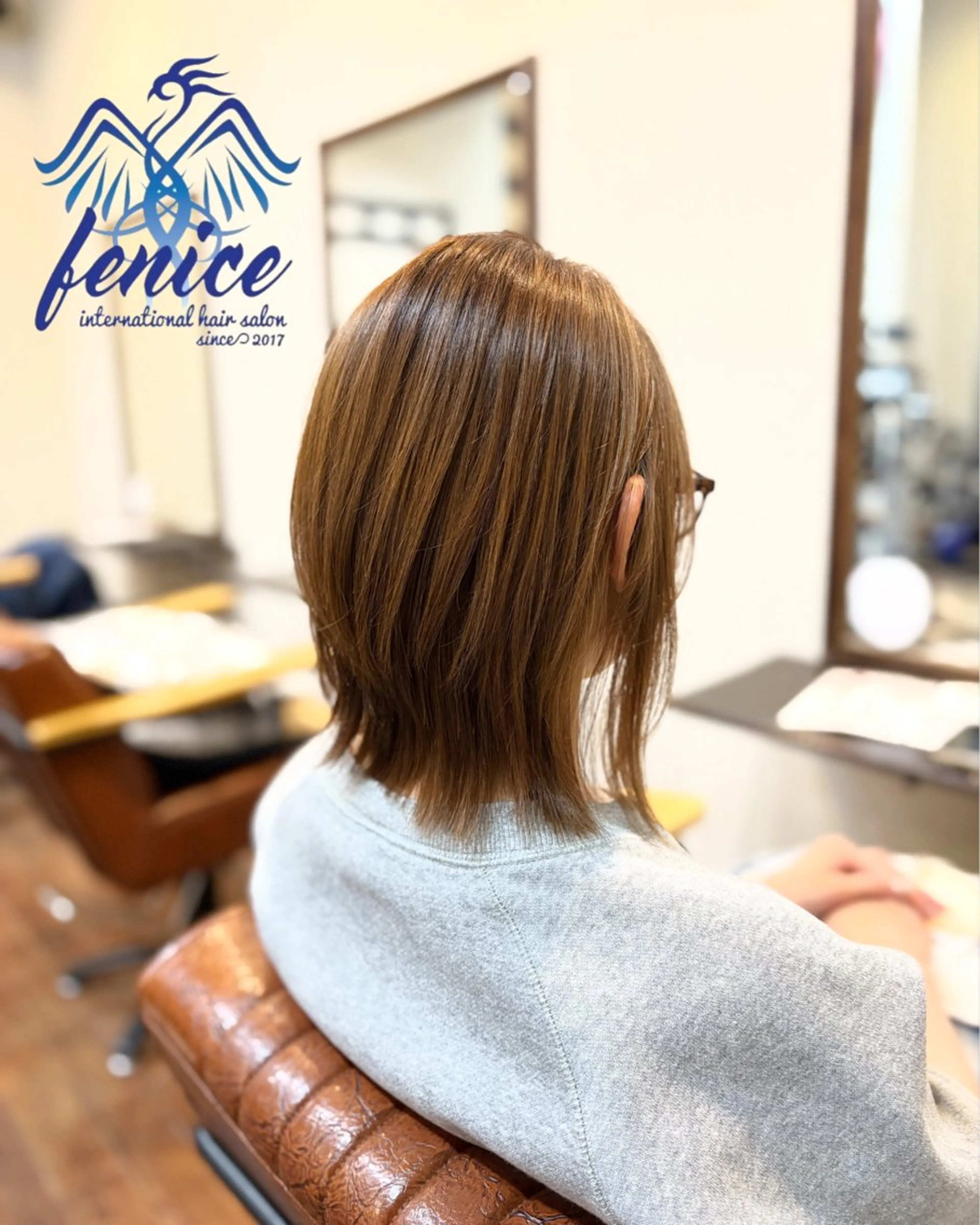 ミディアム カラー カット ヘアカラー ✨平日直前割り必見✨ 中山大輔のヘアスタイル