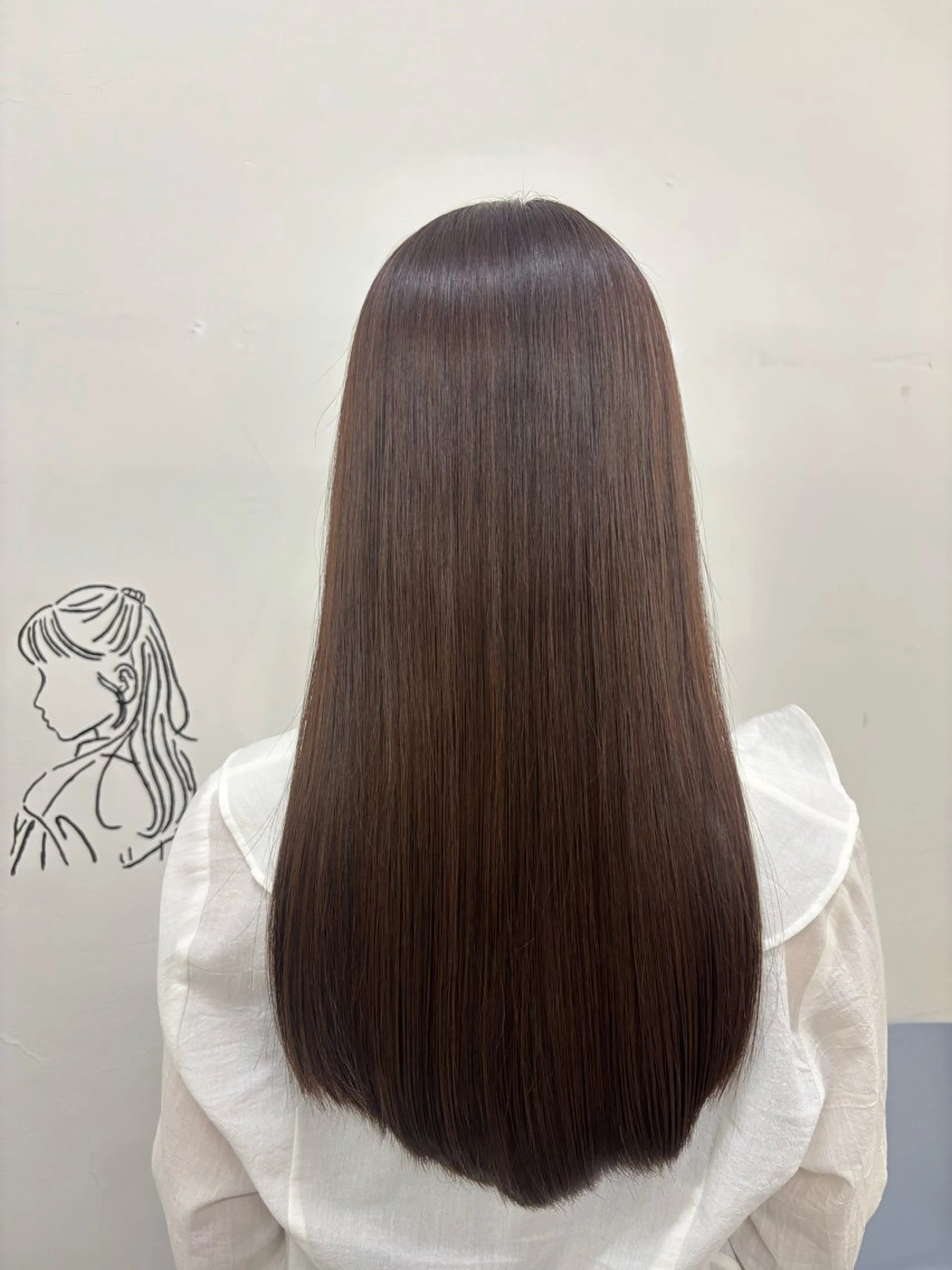 ロング カラー カット ヘアカラー トリートメント 似合わせ美髪ヘア✨ 天王寺.阿倍野🌈のヘアスタイル