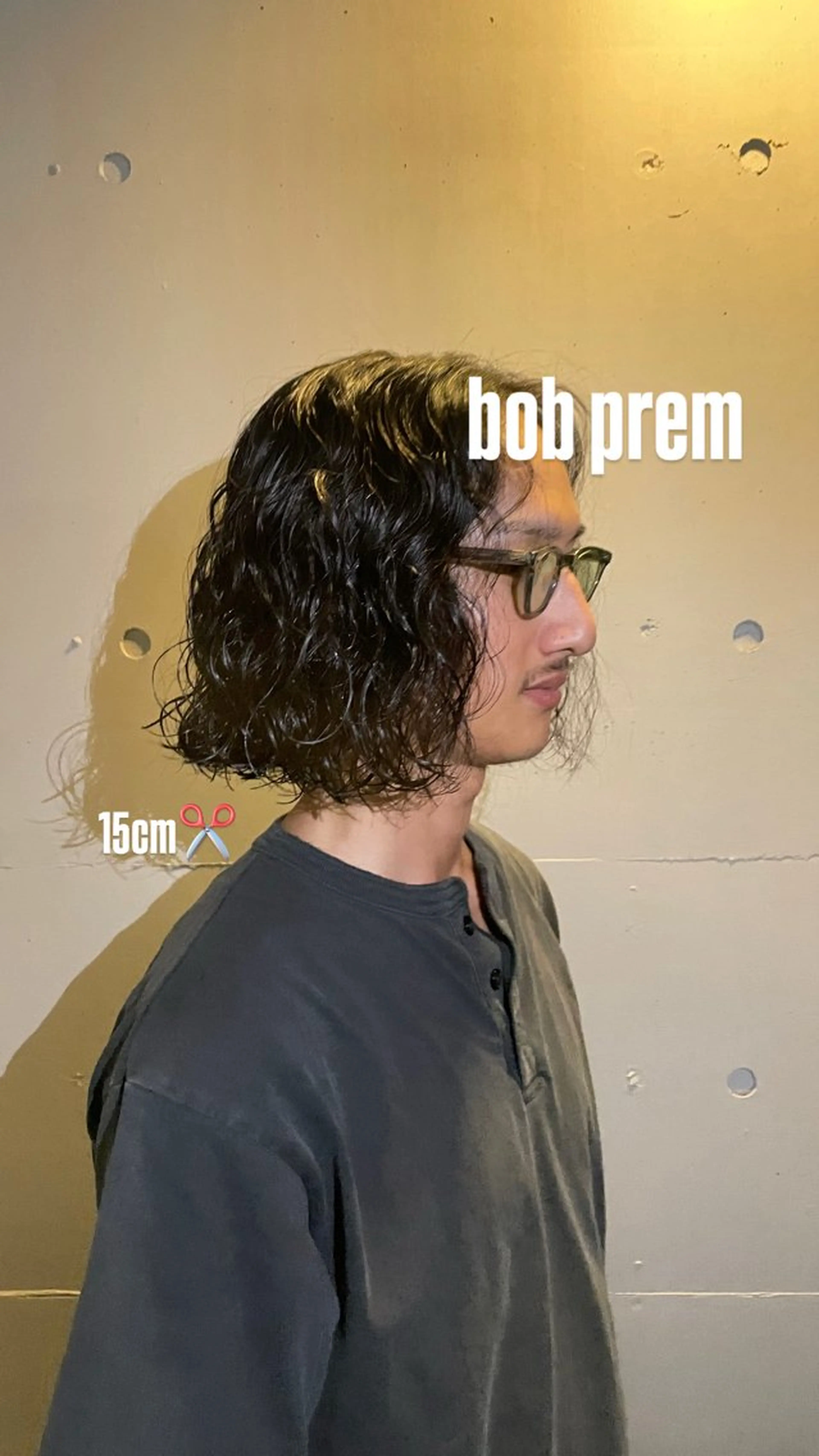 ミディアム パーマ メンズ fifth PARK HIN★T★のヘアスタイル