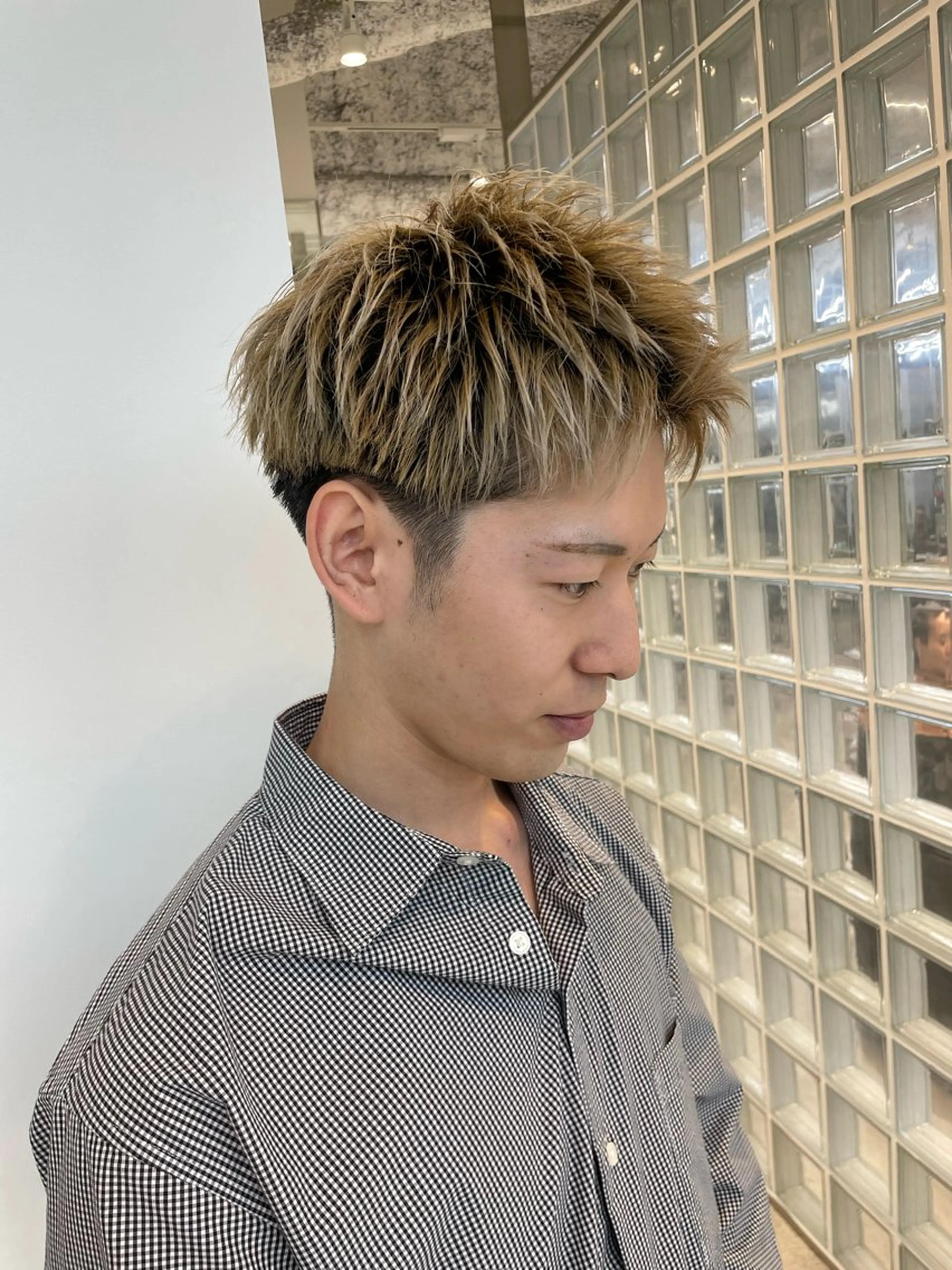 ショート メンズ カット 神山 哲のヘアスタイル