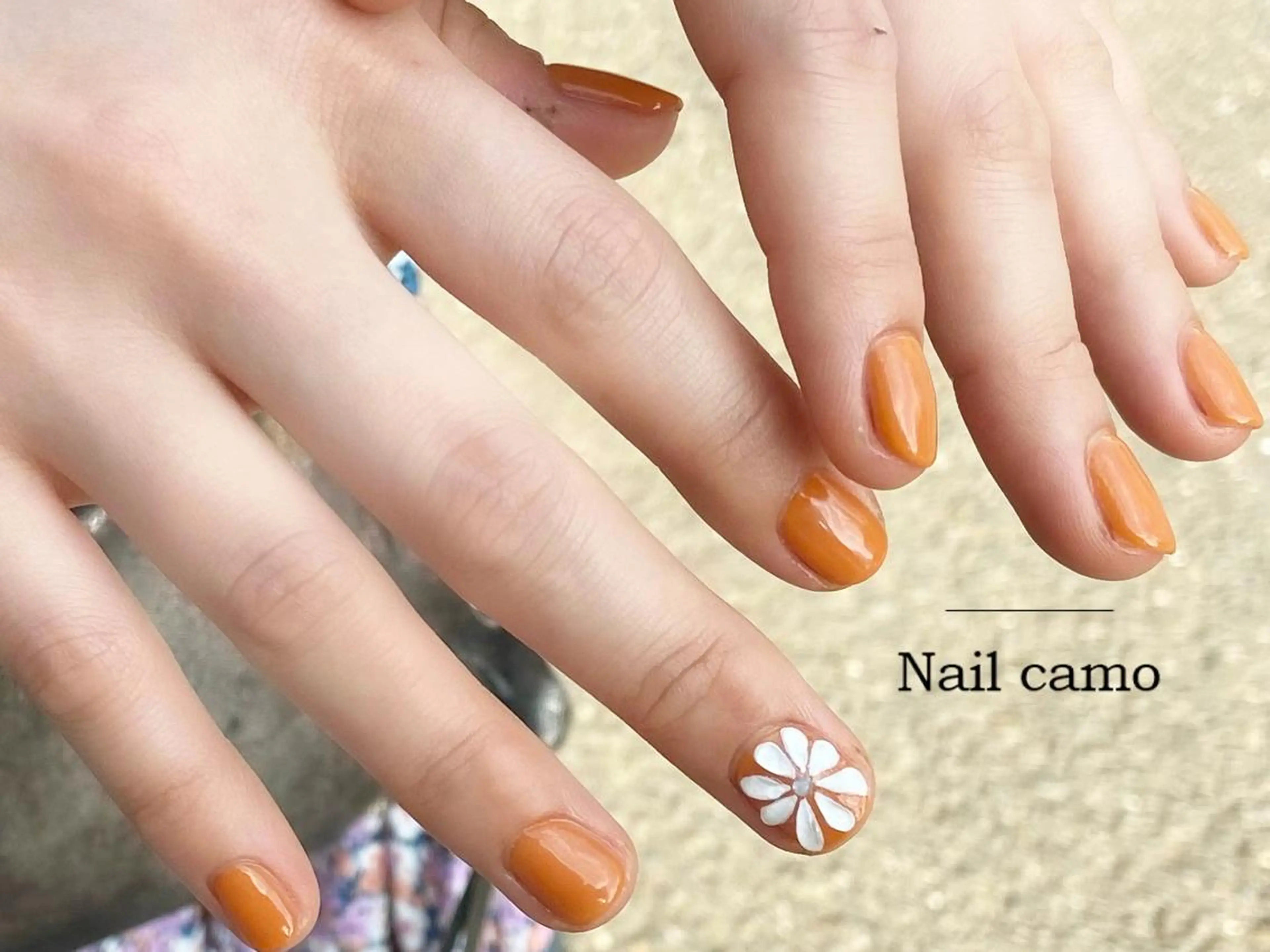 ネイル フラワーネイル ぷっくりネイル 🌟Nail camo🌟のネイルデザイン