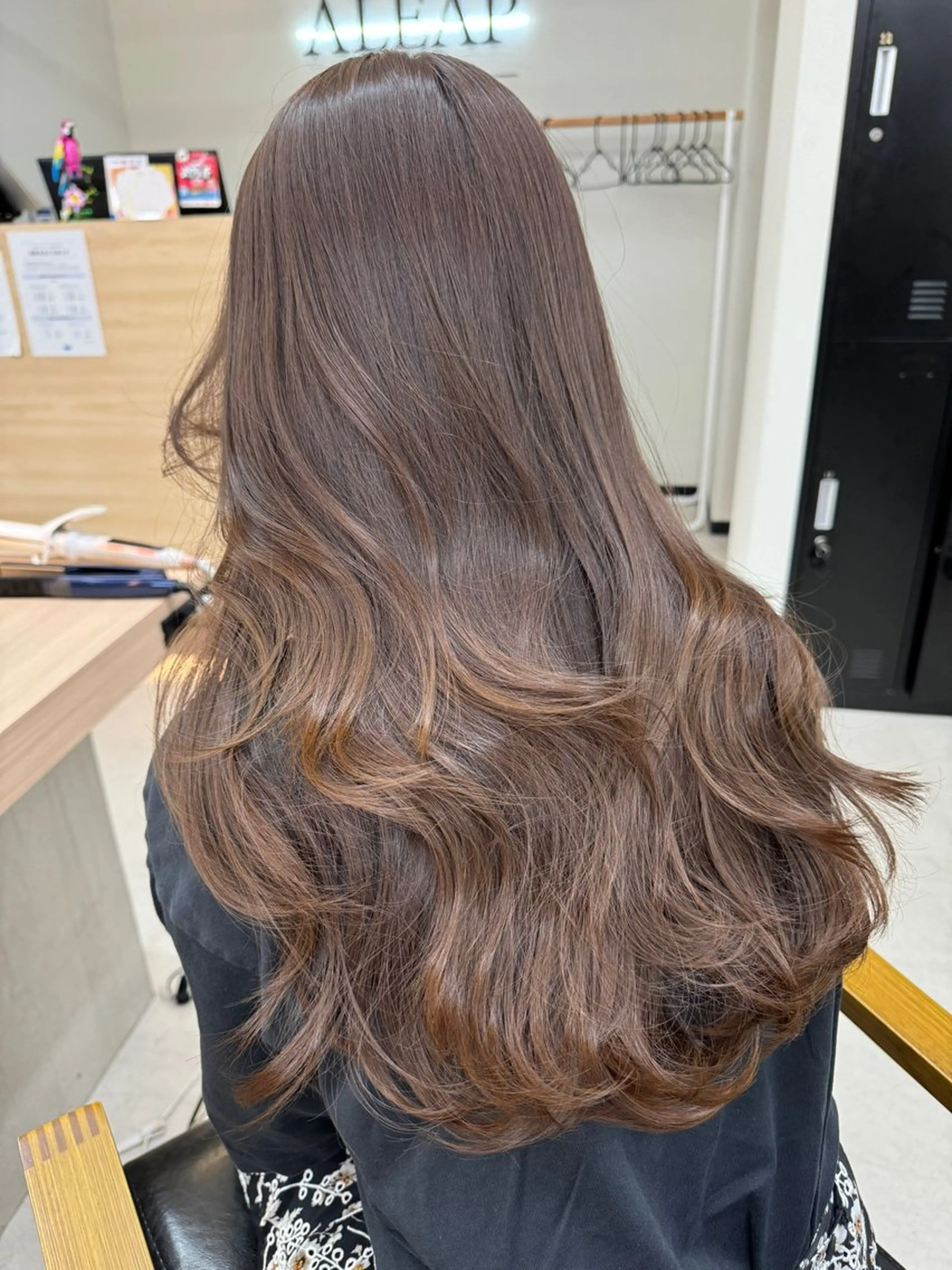 ロング カラー カット ヘアカラー トリートメント ALEAP owl 平野 宏樹のヘアスタイル