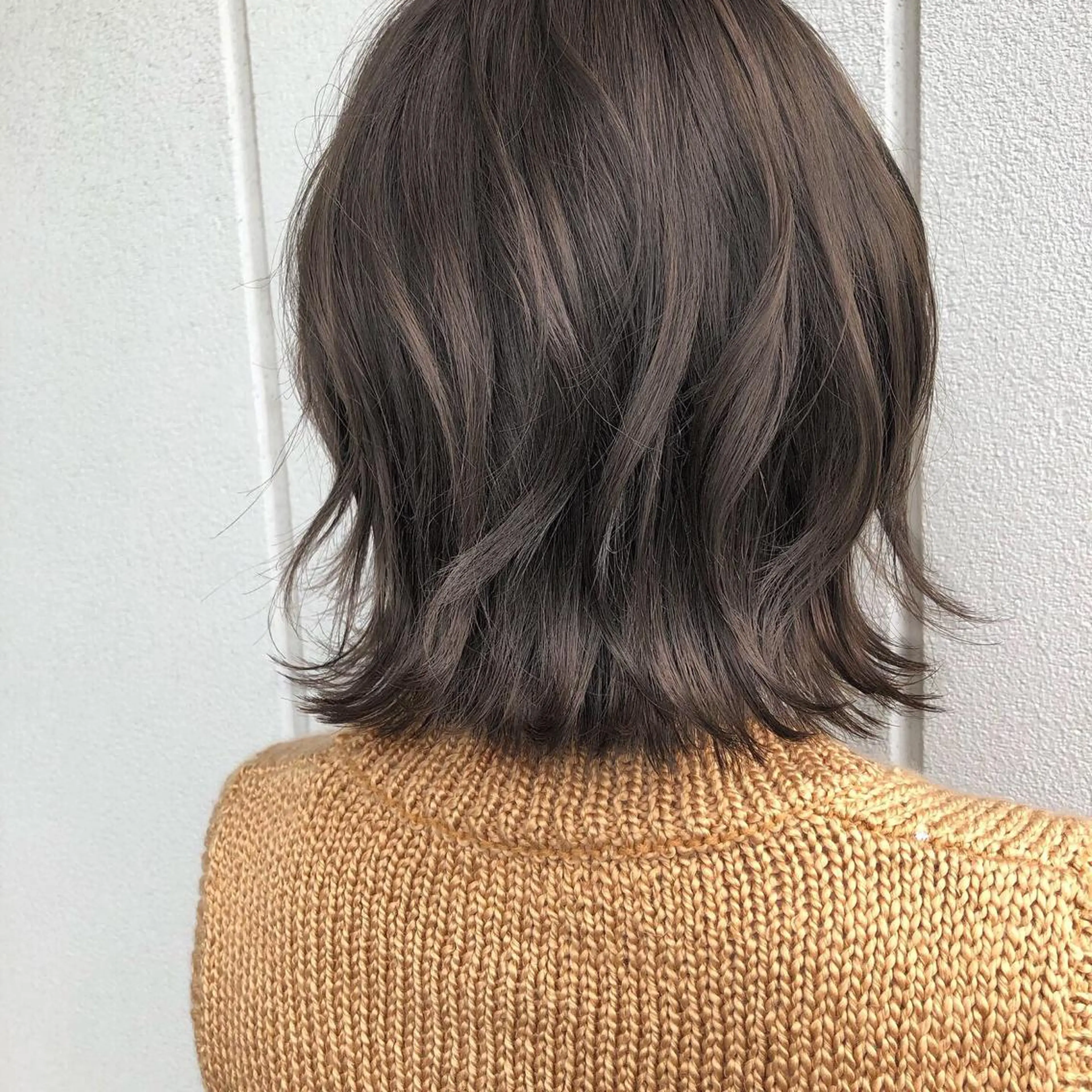 ミディアム 切りっぱなしボブ ボブ 徳本 駿太のヘアスタイル