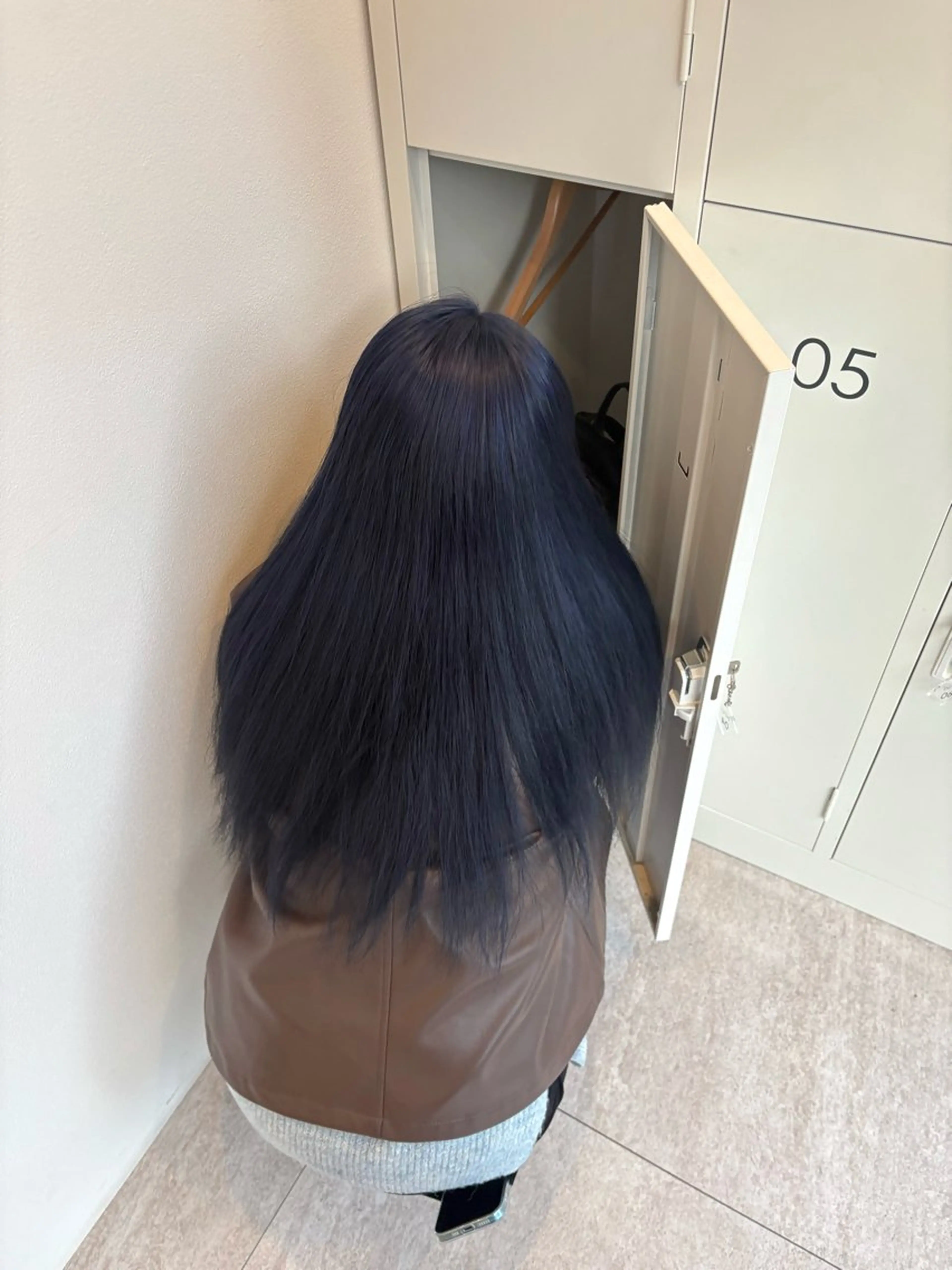 ロング ヘアカラー トリートメント 【benji】 rena satouのヘアスタイル