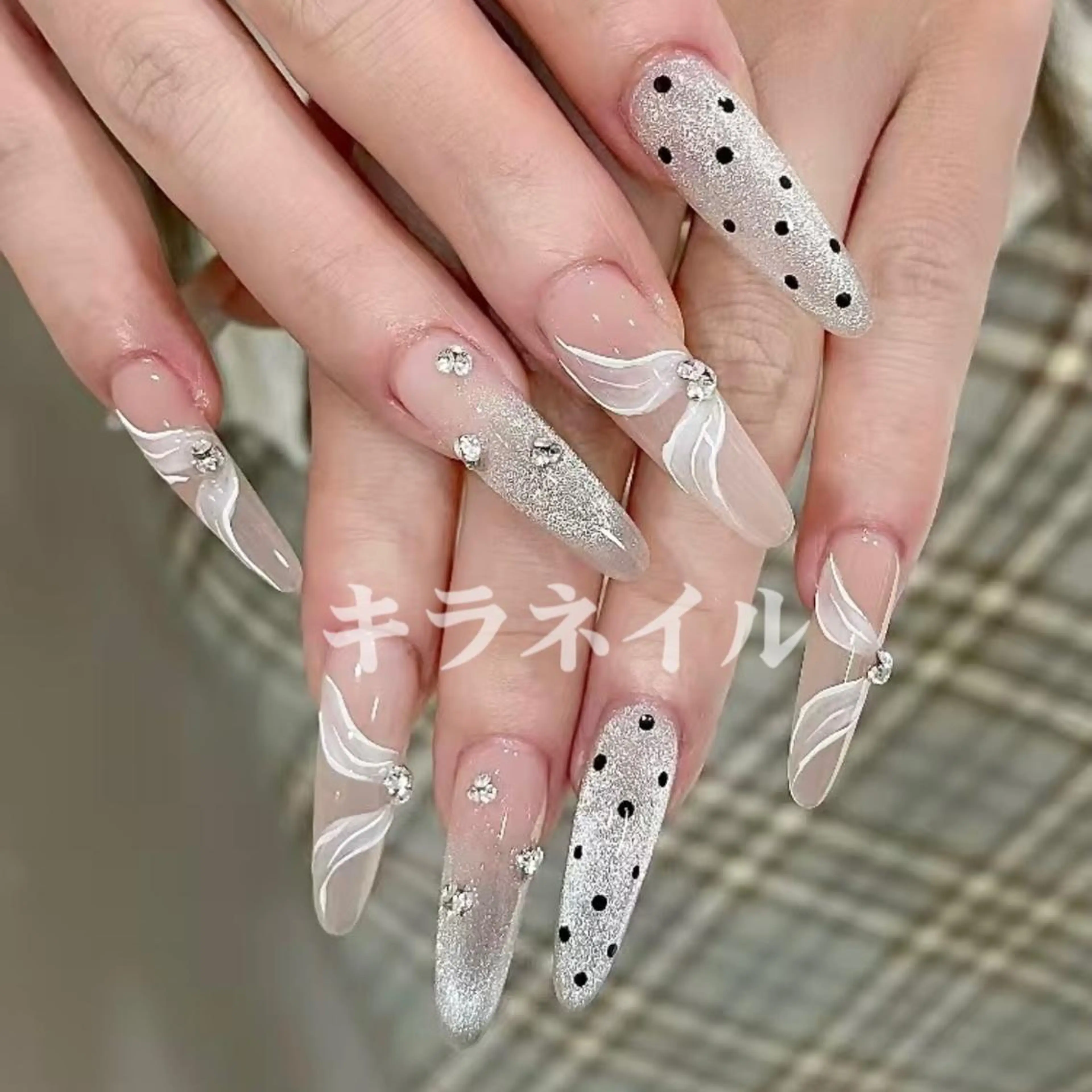 ネイル 🍑長さだし ワンホン💅モモコのネイルデザイン