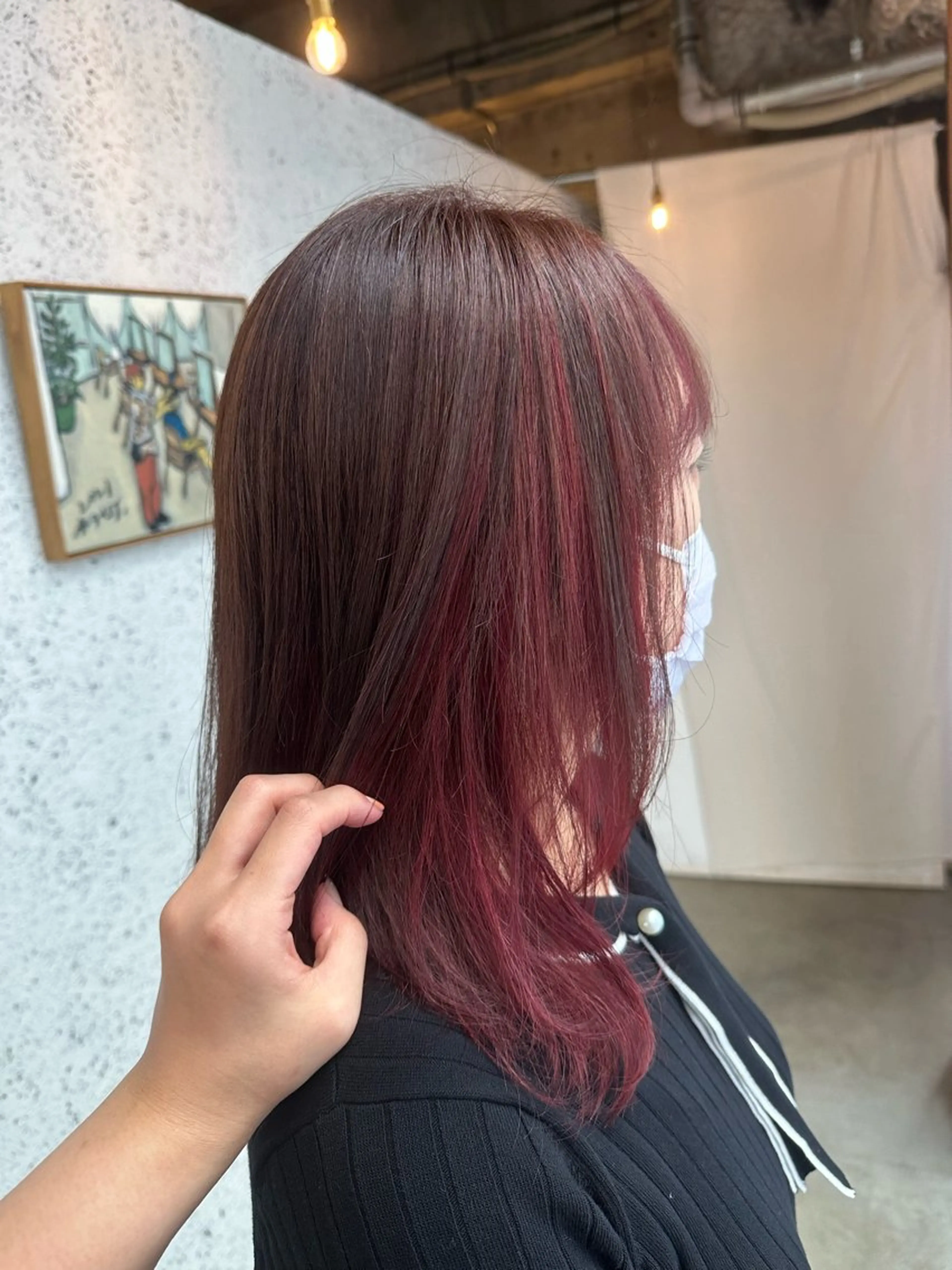 セミロング 池戸 結蘭のヘアスタイル