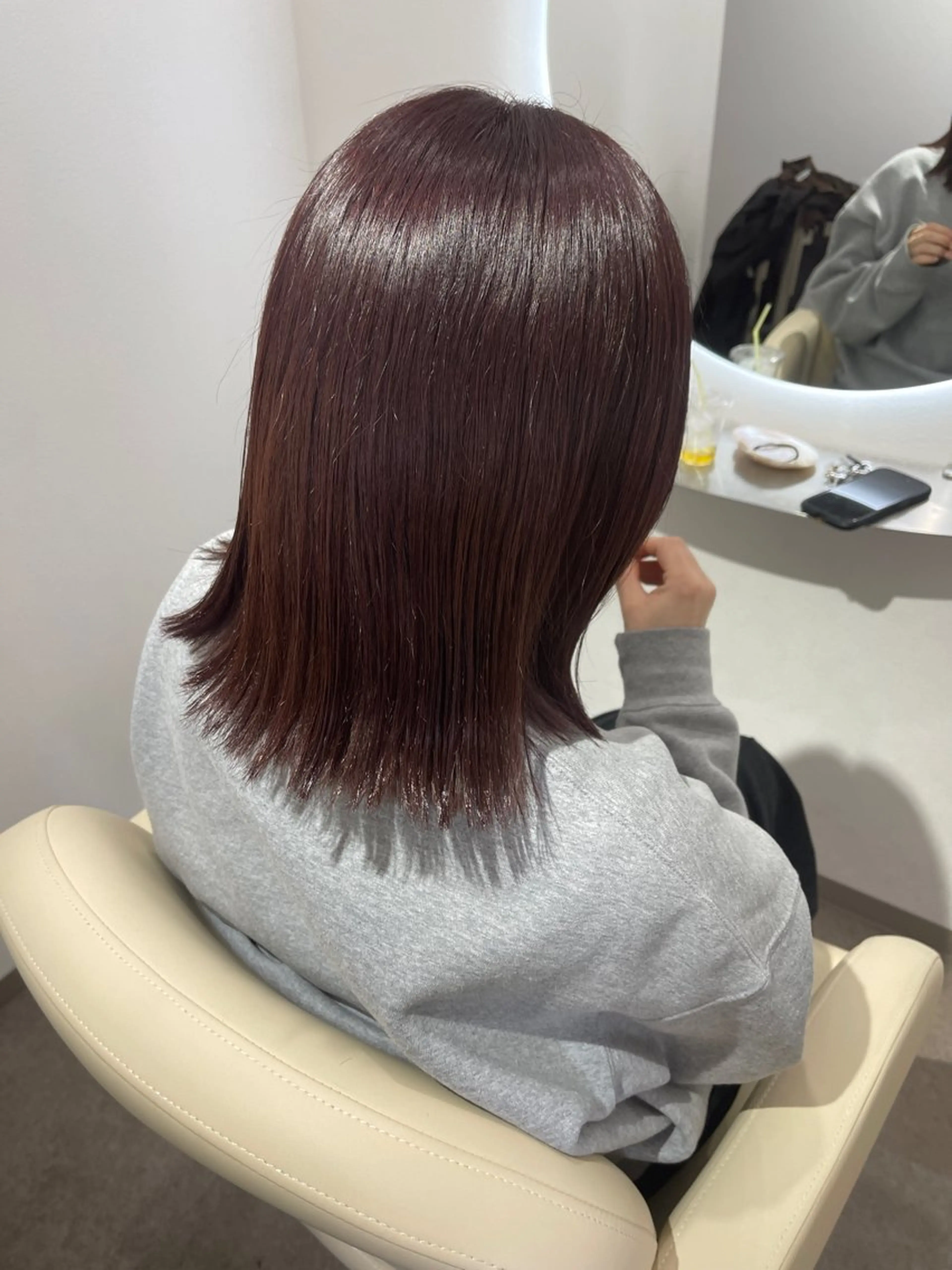 ミディアム カット ヘアカラー ume所属・ume yuraのヘアスタイル