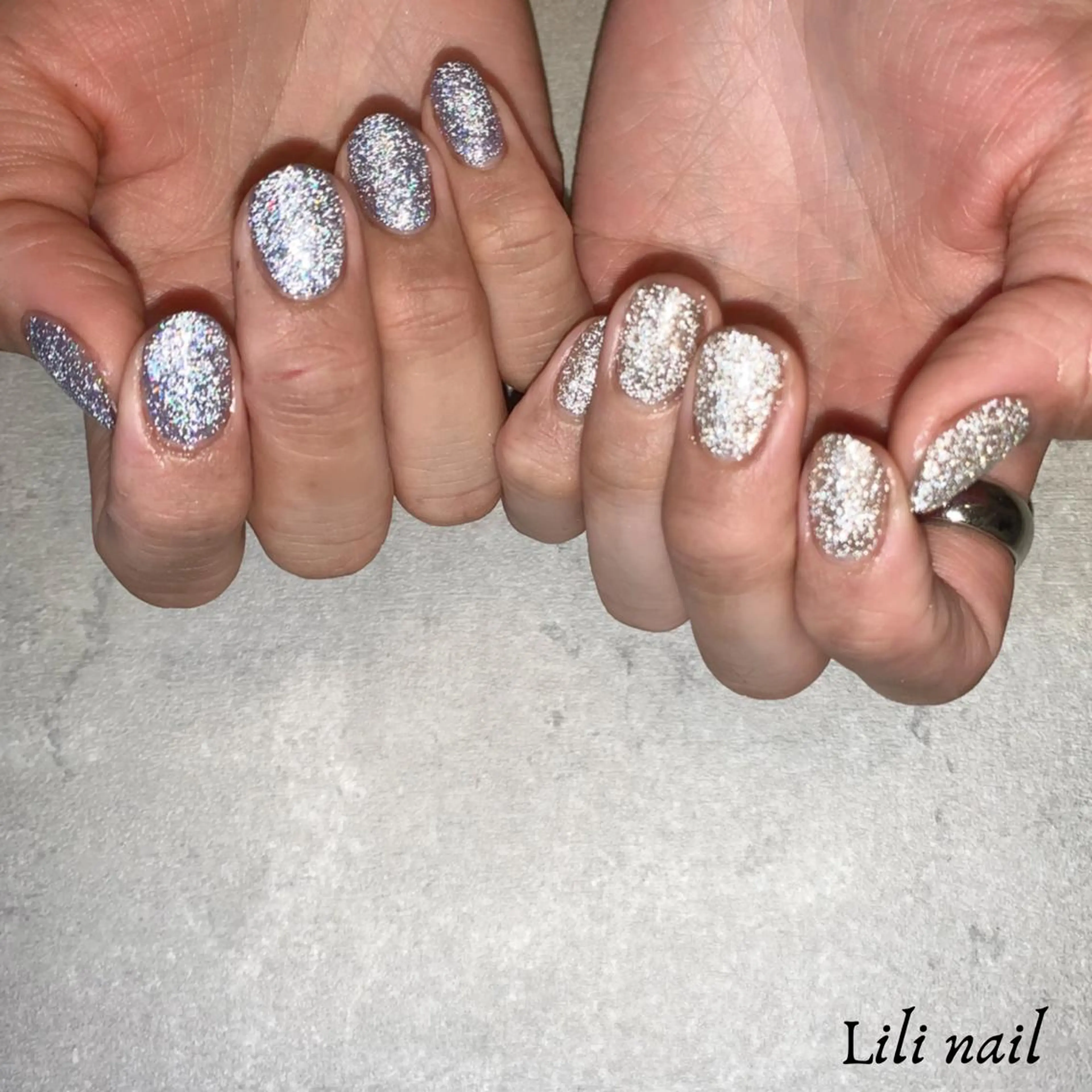 ショート ネイル フラッシュネイル ハンドネイル Lilibeauty salonのネイルデザイン