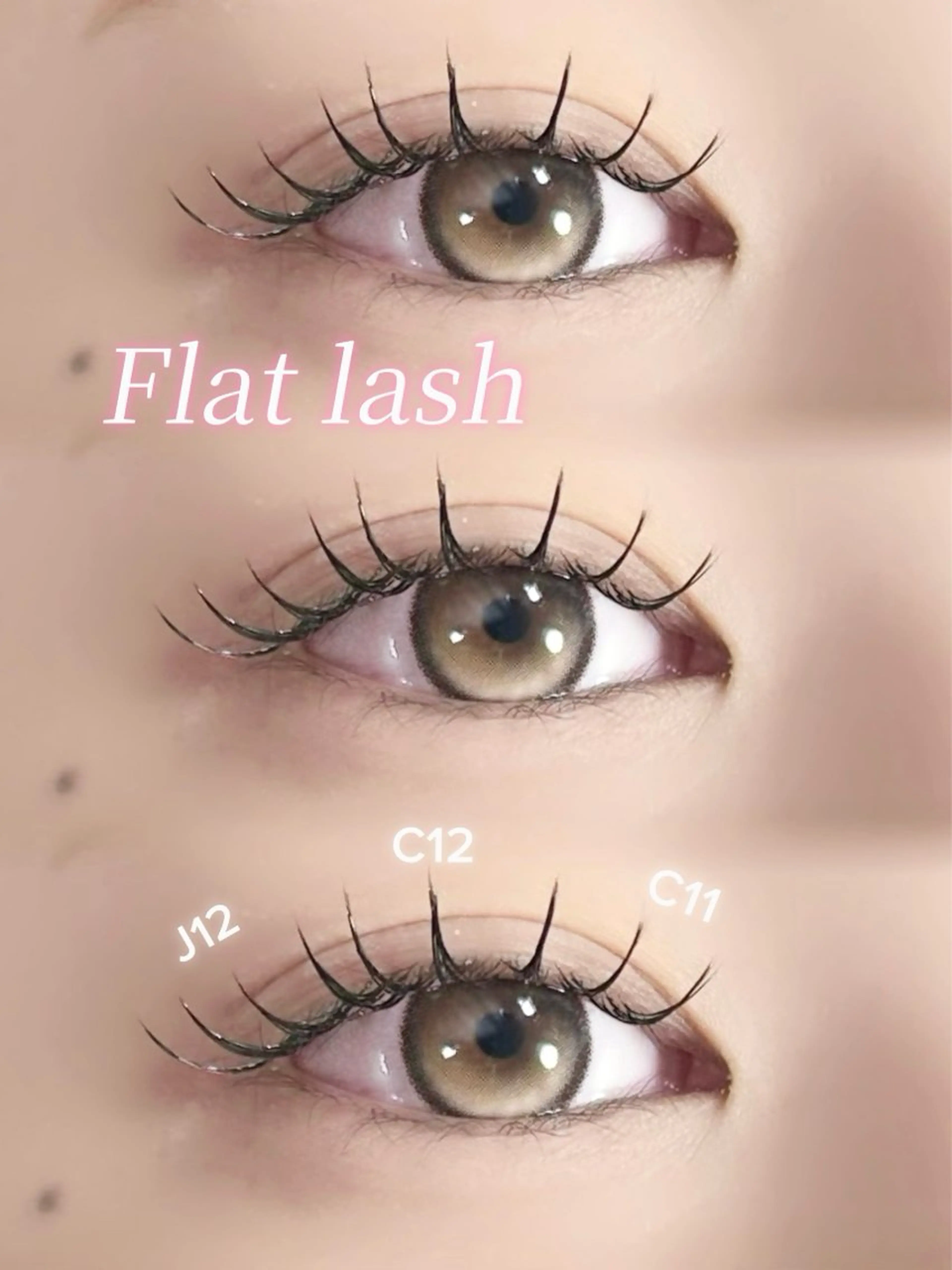 🌙フラットラッシュエクステ🌙 100本(ナチュラル)※オフ込の写真