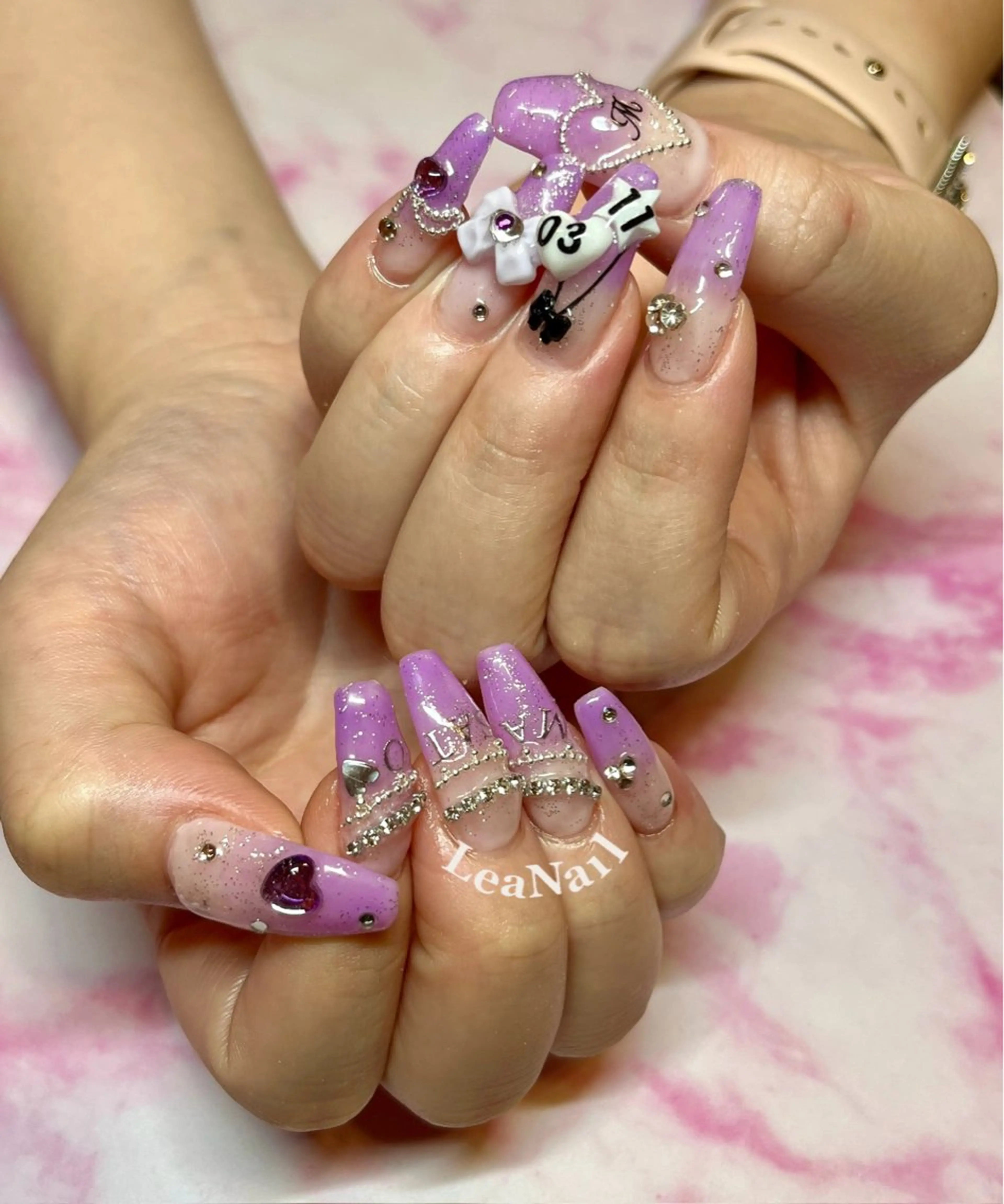 ネイル 持ち込み Lea Nailのネイルデザイン