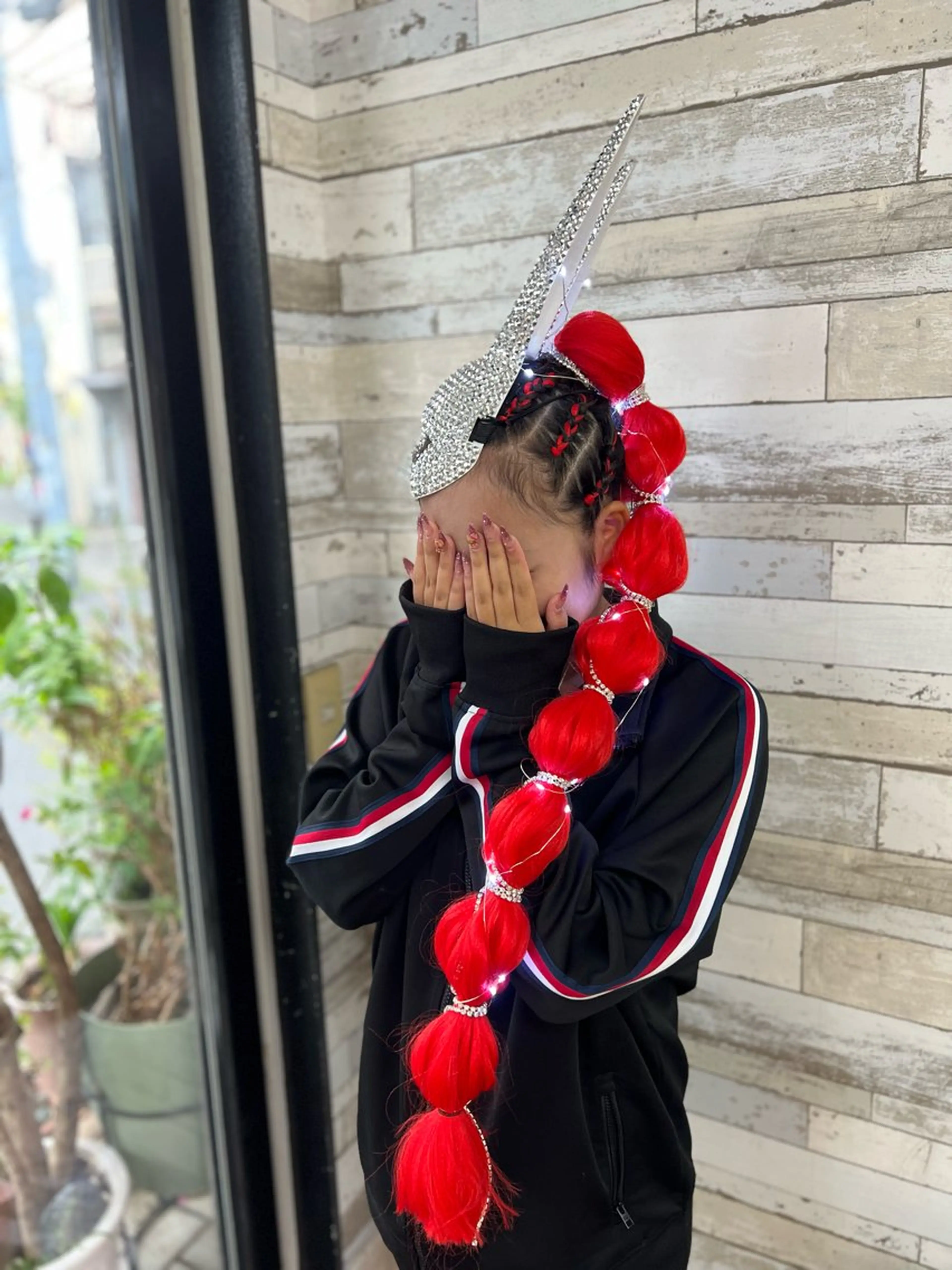 ロング ロング 玉ねぎヘアー B-W ⭐️REIKOのヘアスタイル