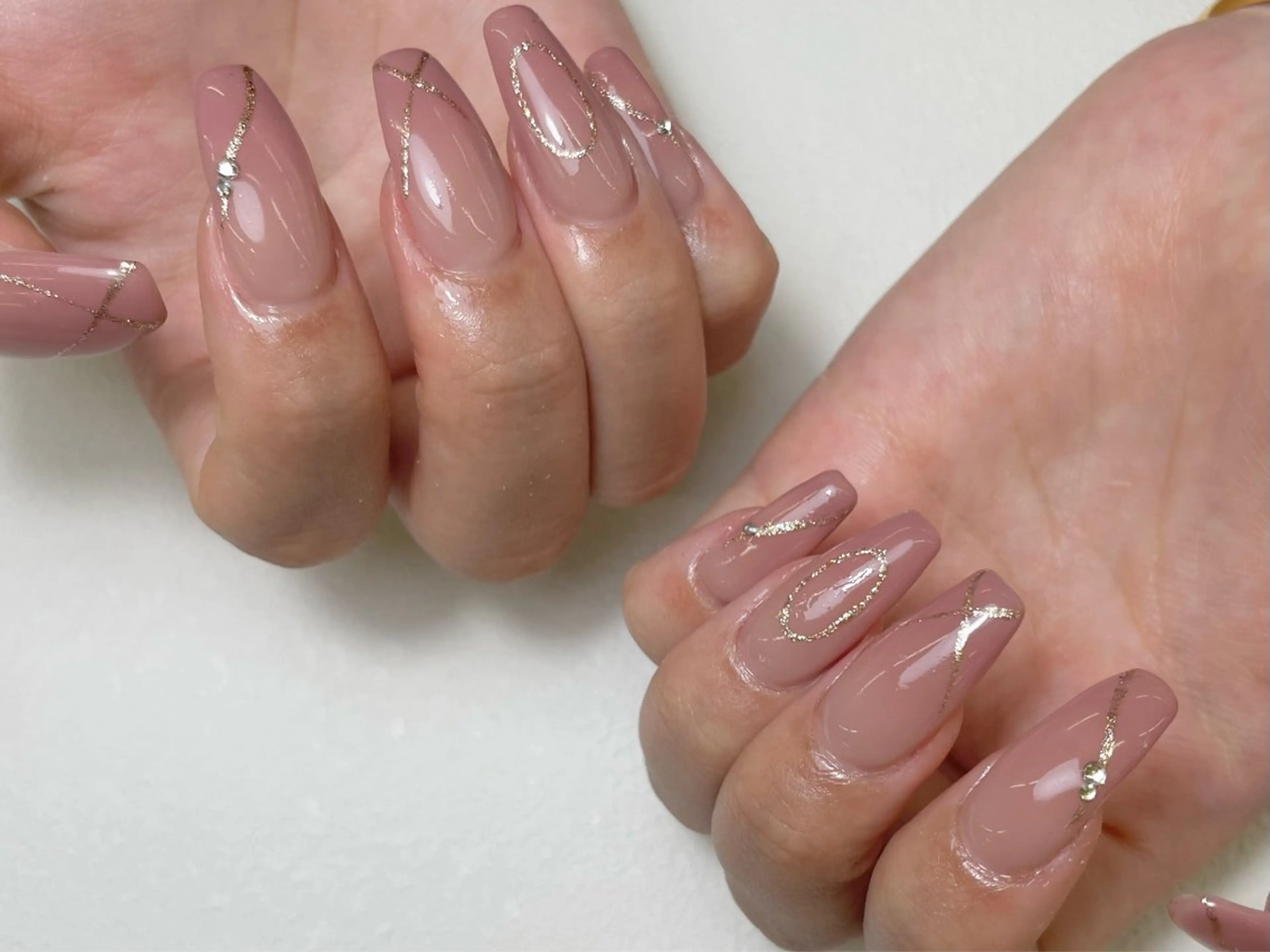 ネイル グラデーション ラメ(グリッター) ハンドネイル Nail Blue512所属・Nailist MINORIのネイルデザイン