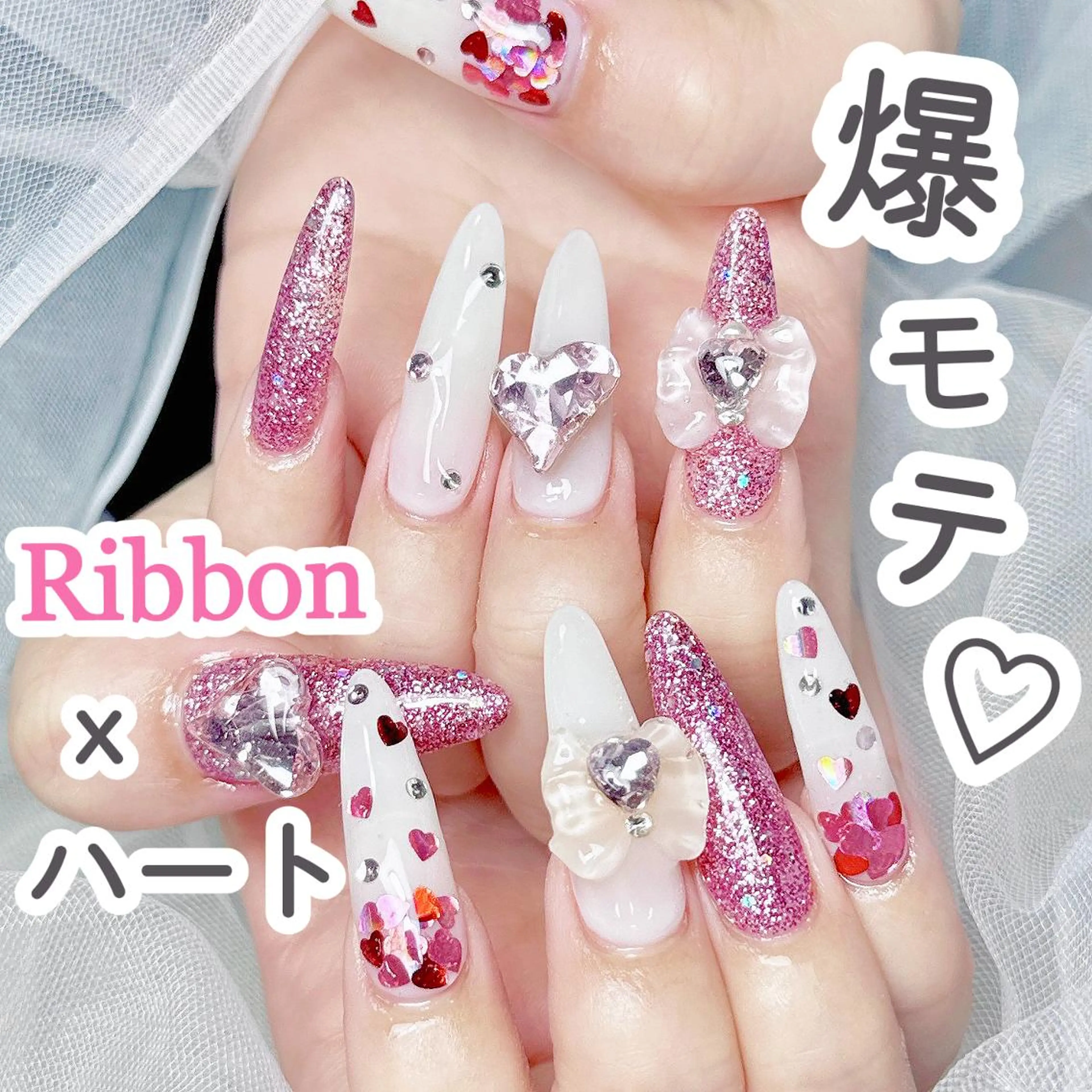 ネイル 長さ出し ワンホンネイル ハンドネイル ハンドケア 🎀ナナ 🎀のネイルデザイン
