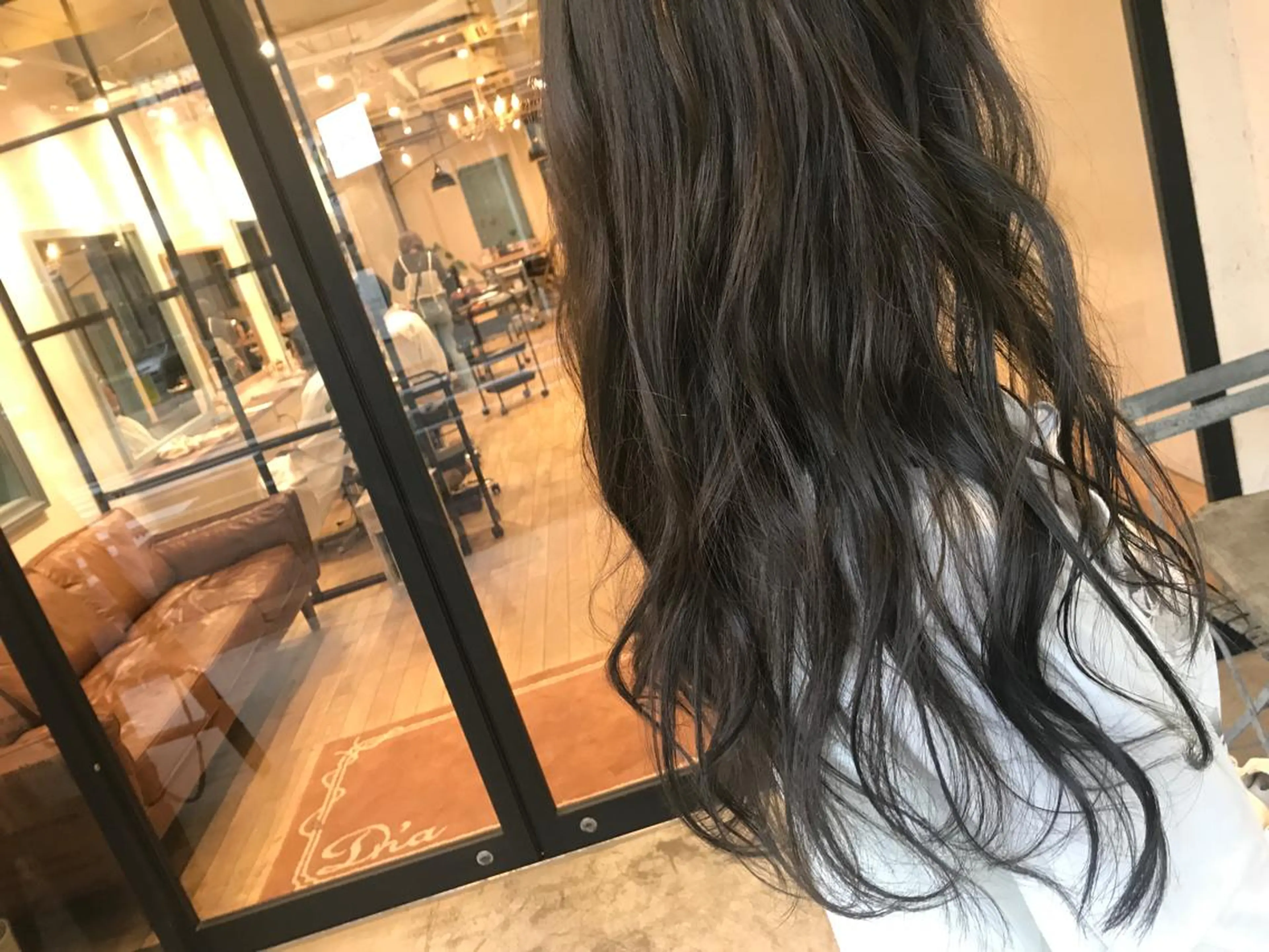 ロング カラー 透明感カラー オリーブ透明感カラー 表参道/MIKUのヘアスタイル