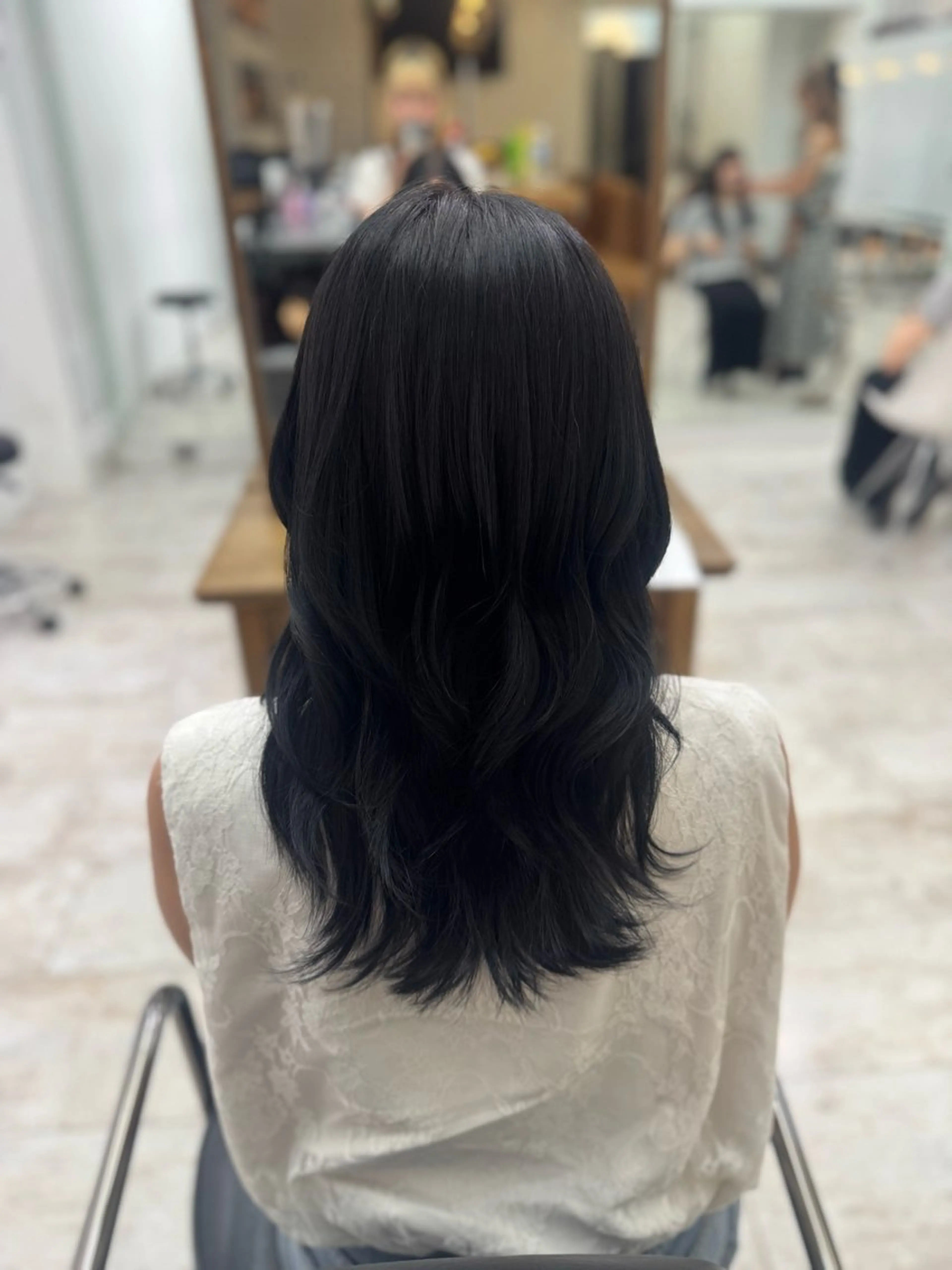 カラー ブリーチ 透明感カラー グレージュ ヘアカラー TiffaGINZA /Momokaのヘアスタイル