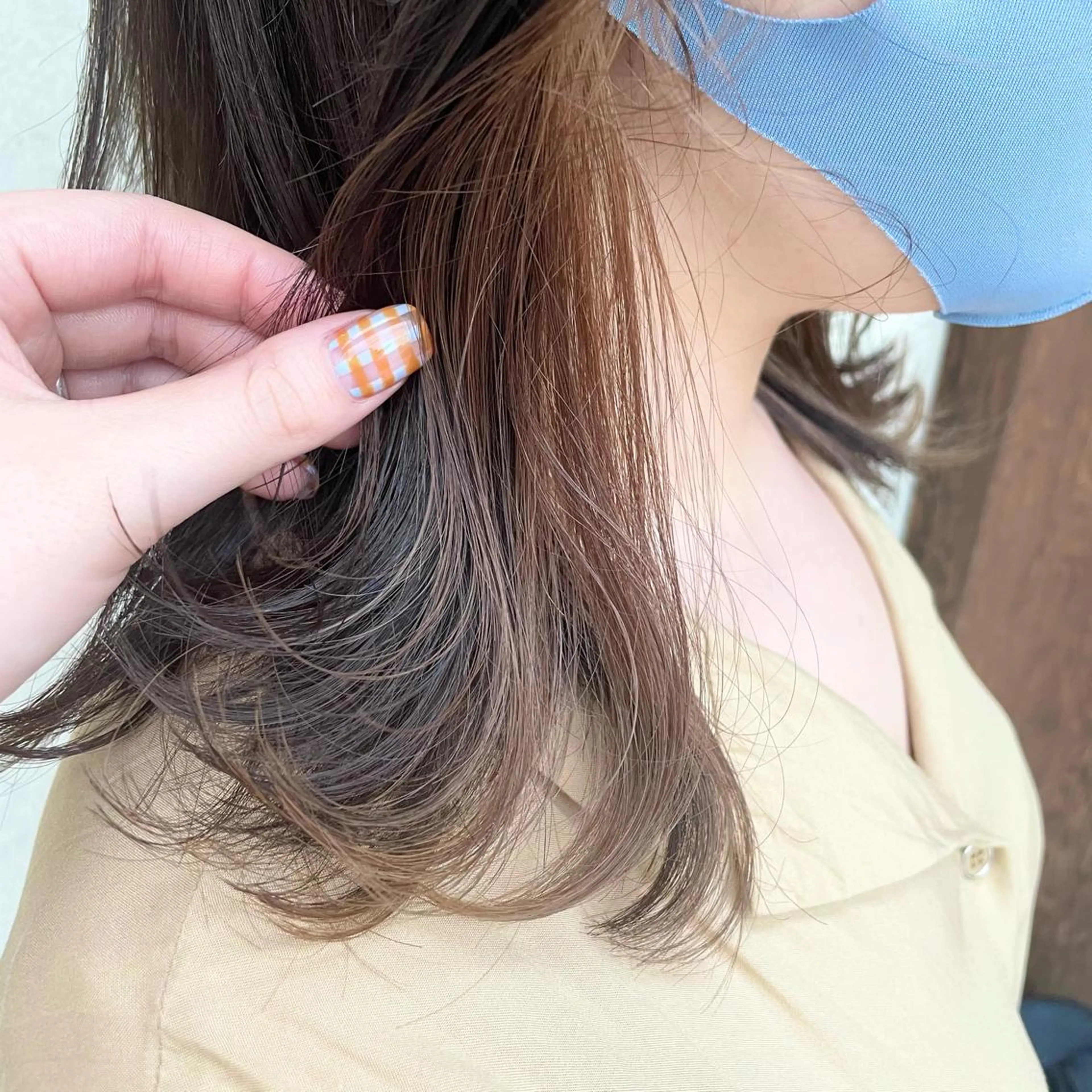 ミディアム しもかわ かほのヘアスタイル