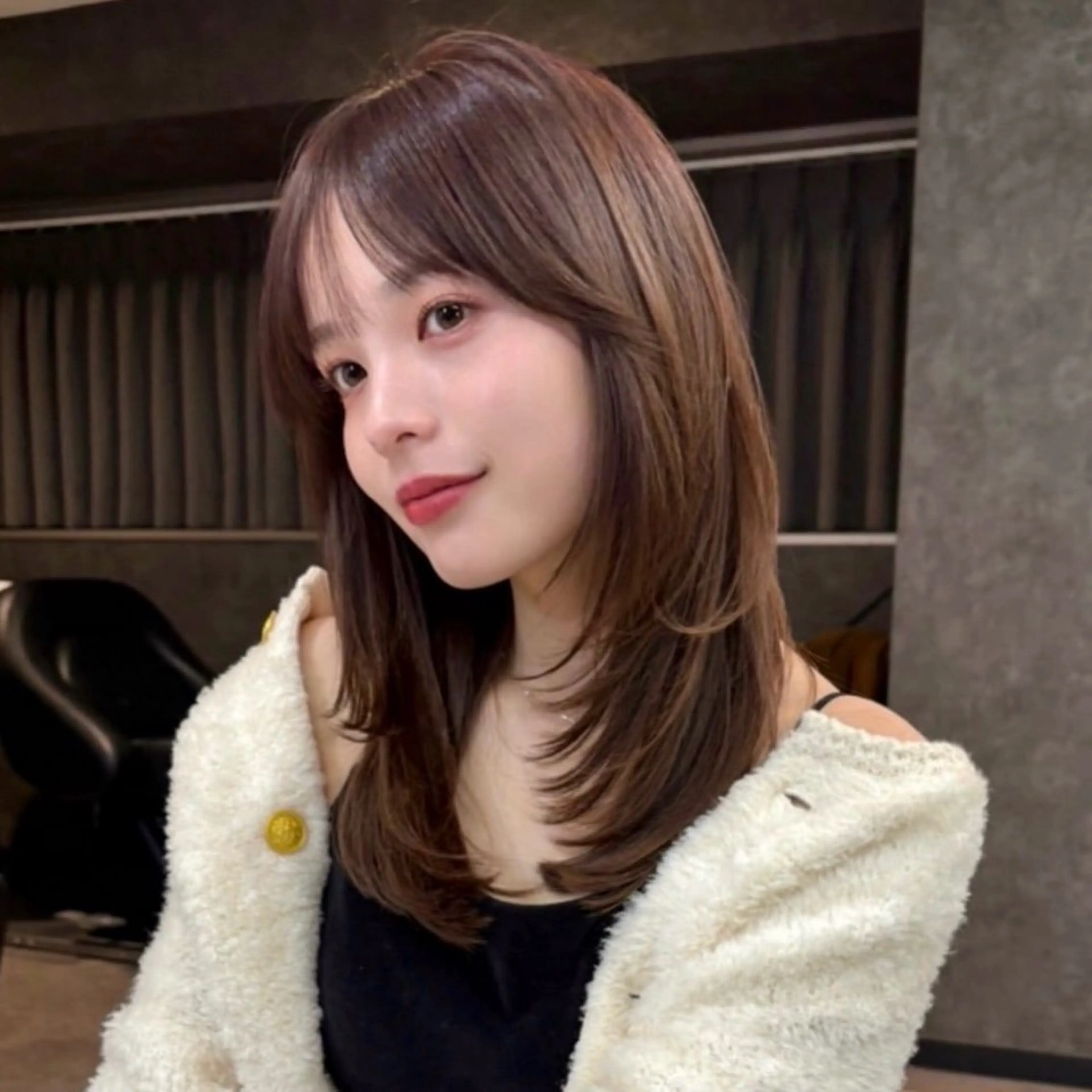 ロング カラー カット ヘアカラー トリートメント 新宿/顔周りカット/ レイヤー/がっきーのヘアスタイル