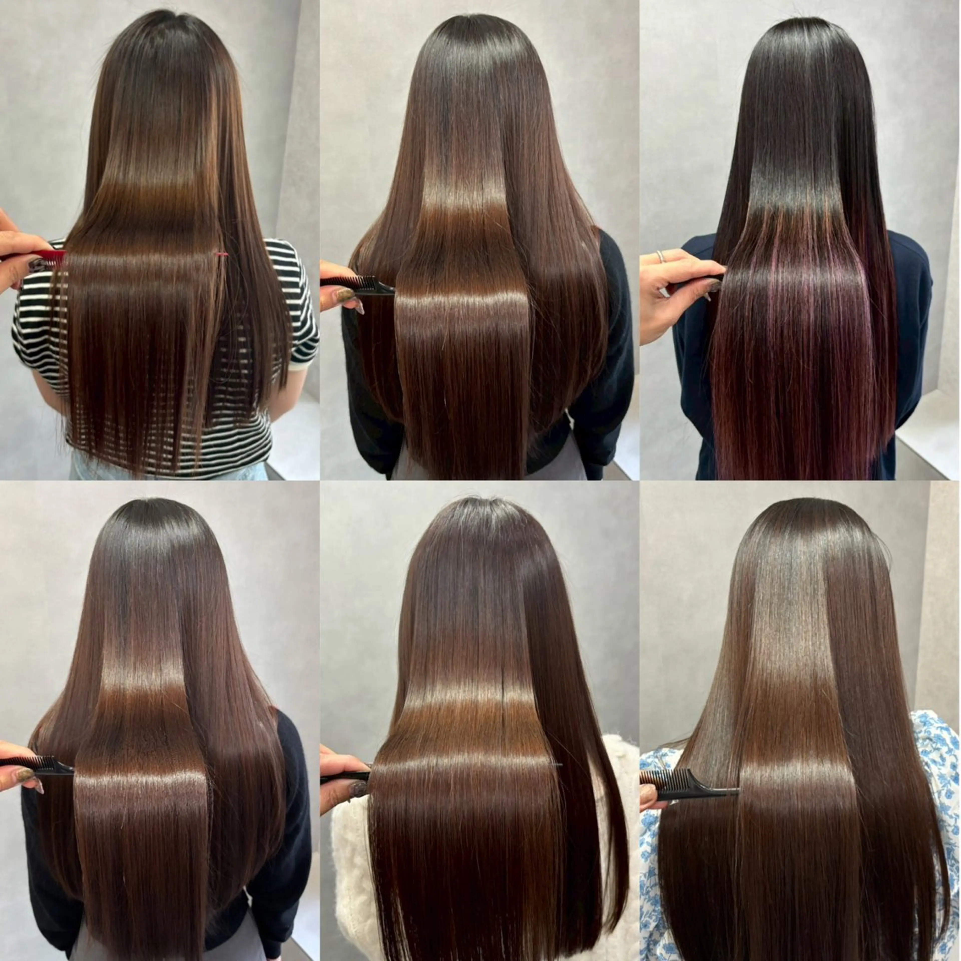 ロング かがみ/メンテナンス カット無料のヘアスタイル