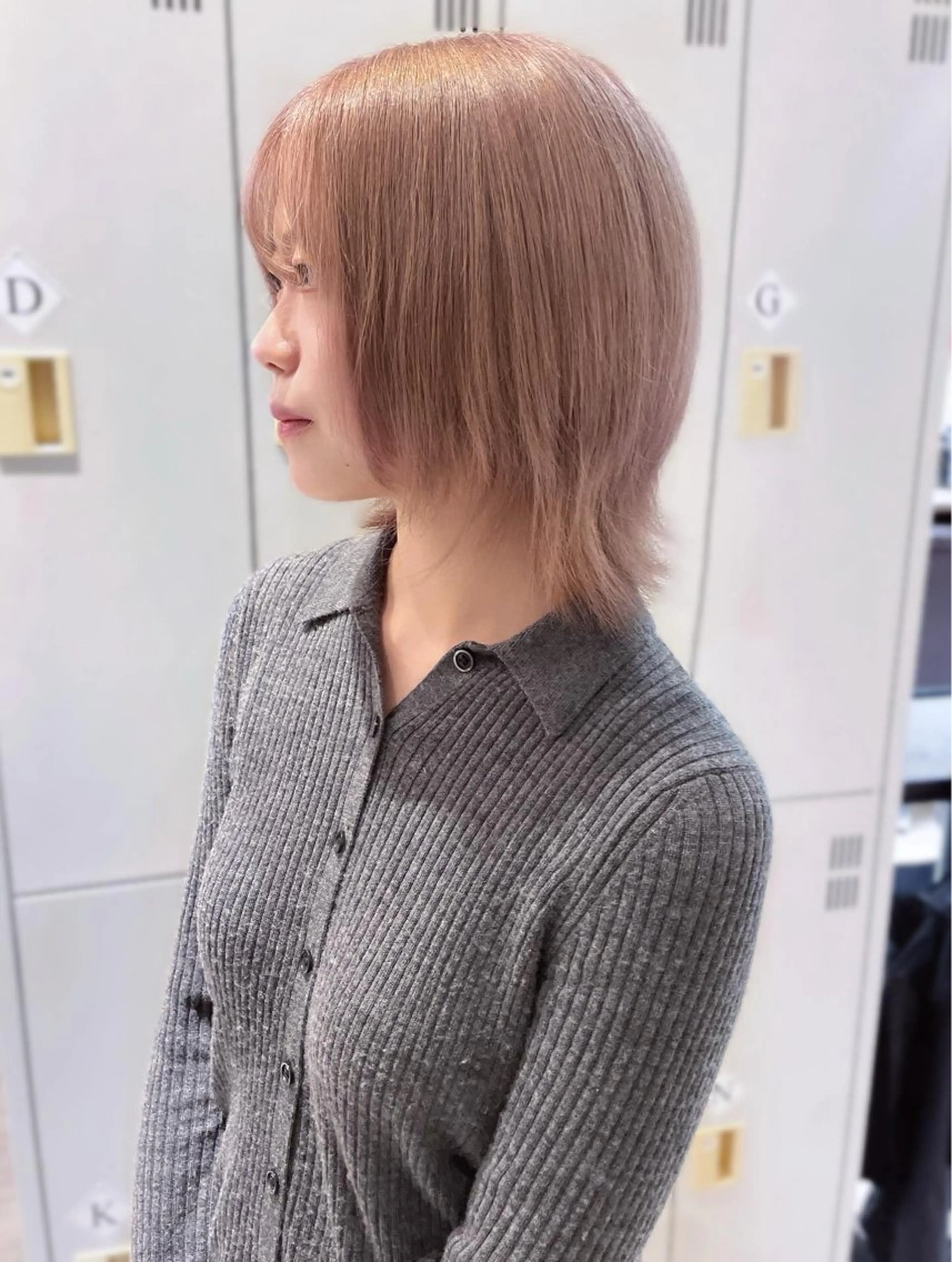 ショート カラー ブリーチ ヘアカラー hairmake chou-chou所属・大嶋 煌のヘアスタイル