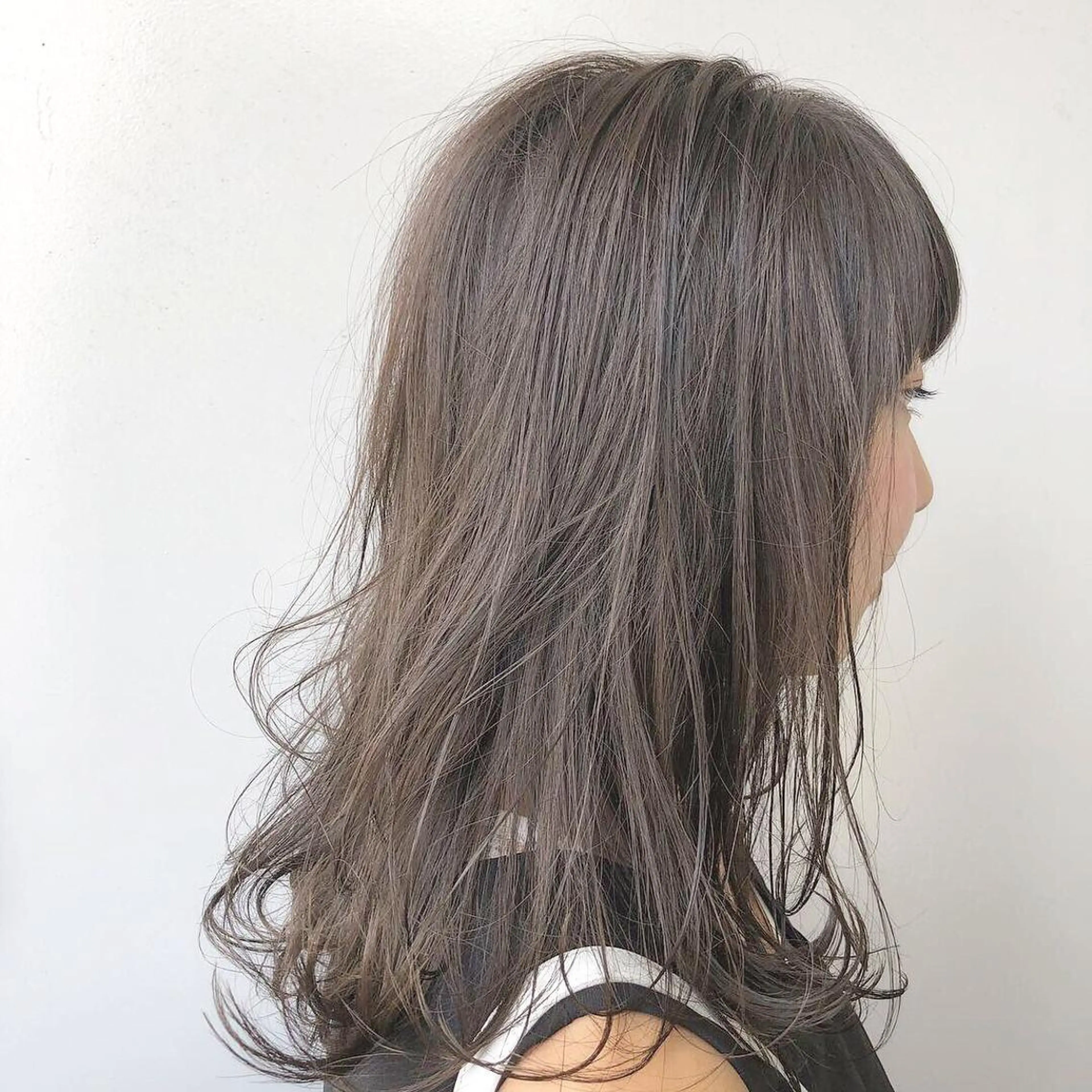 ミディアム カラー パーマ ヘアアレンジ メンズ キッズ ネイル マツエク・マツパ ベージュカラー ミルクティーベージュ 当日予約⭕️ JUNYAのヘアスタイル