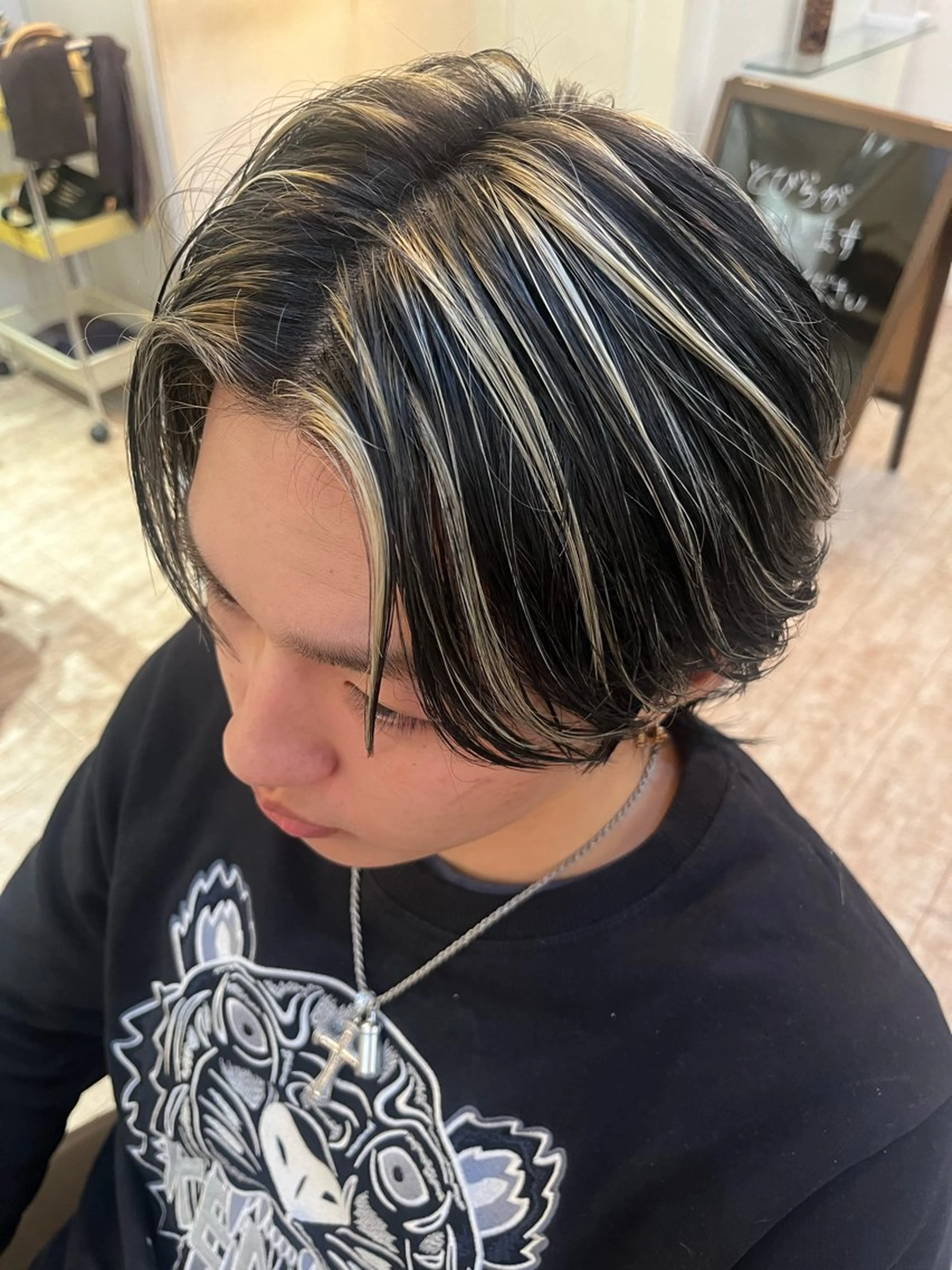 メンズ メンズハイライト メンズカット 募集中✨まゆのヘアスタイル