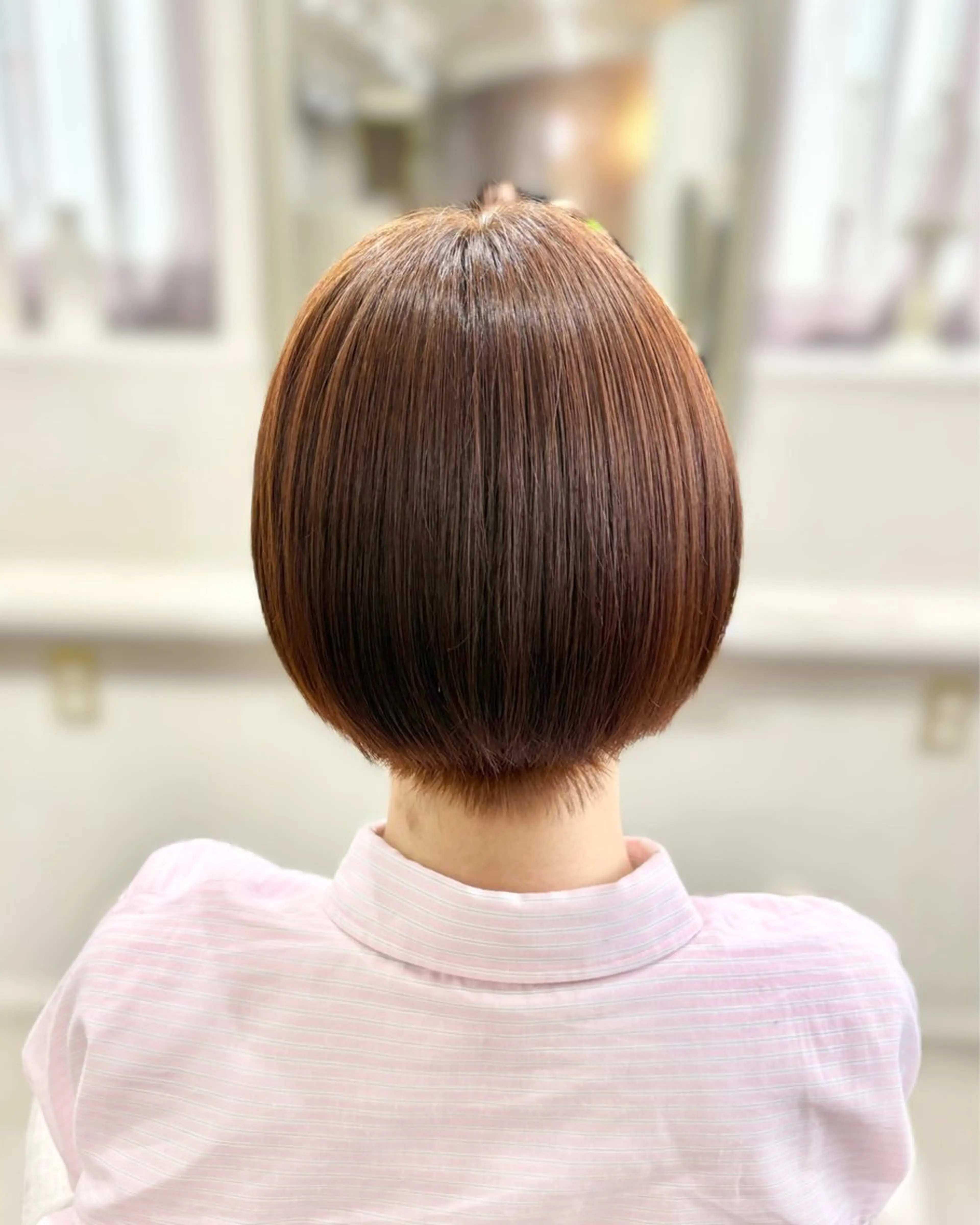 ショート カラー ブラウンカラー オレンジ オレンジブラウン 大宮/髪質改善/ yuzuki🌙のヘアスタイル