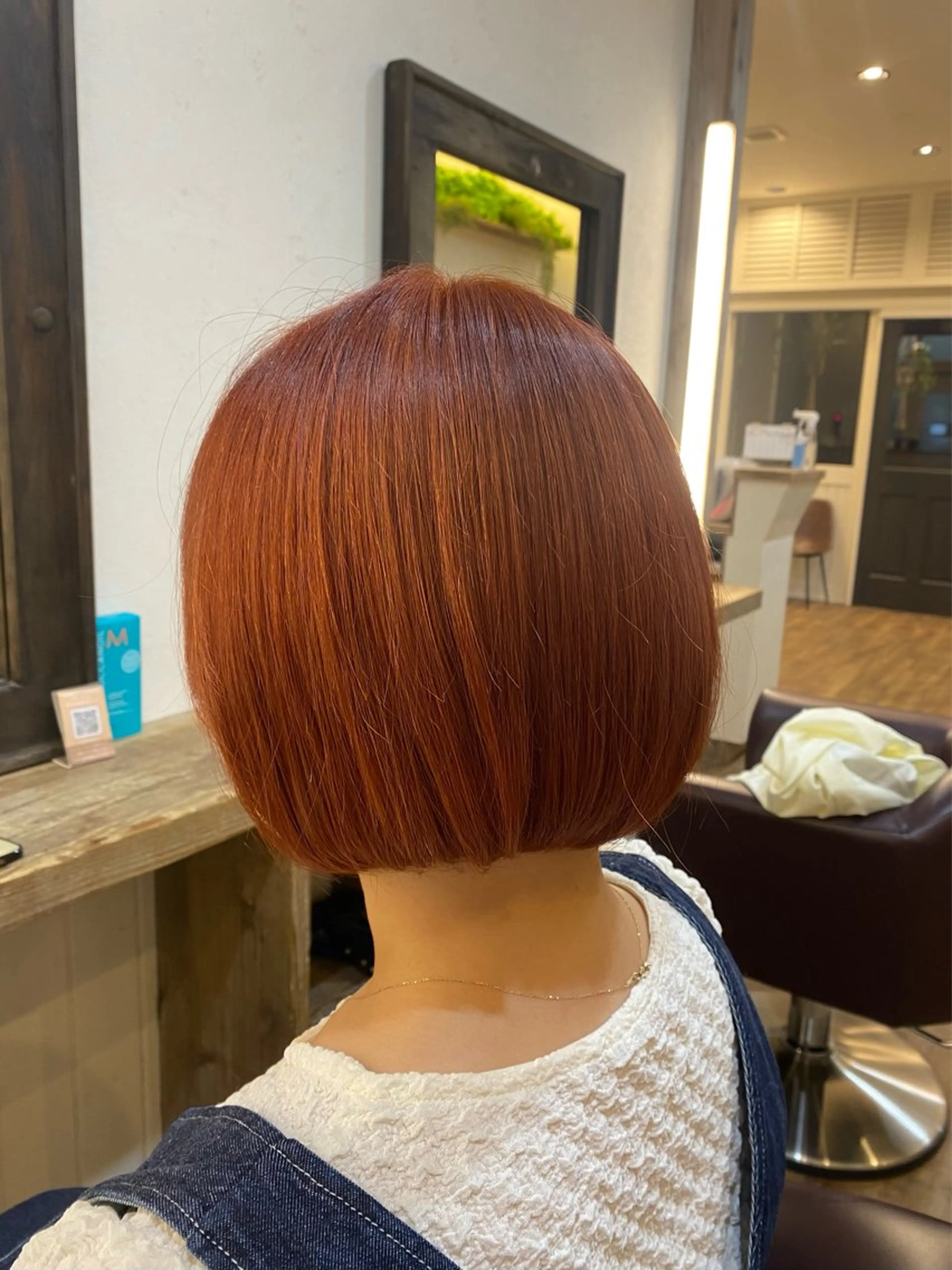 ショート ピンク🌸/暖色/ ブリーチ/横浜/金光のヘアスタイル