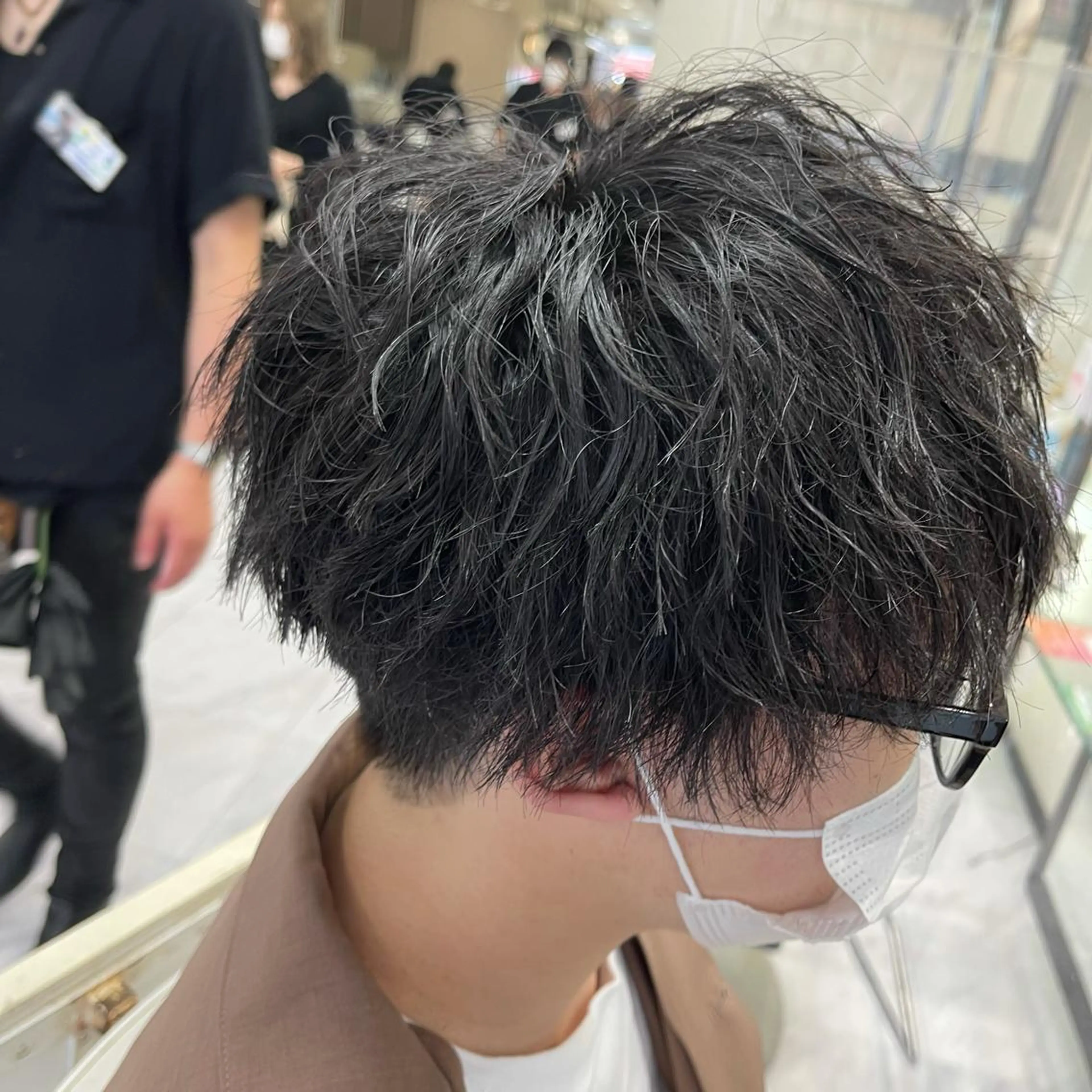ショート パーマ メンズ カット パーマ トリートメント ✨メンズ支持率no1 野上✨のヘアスタイル