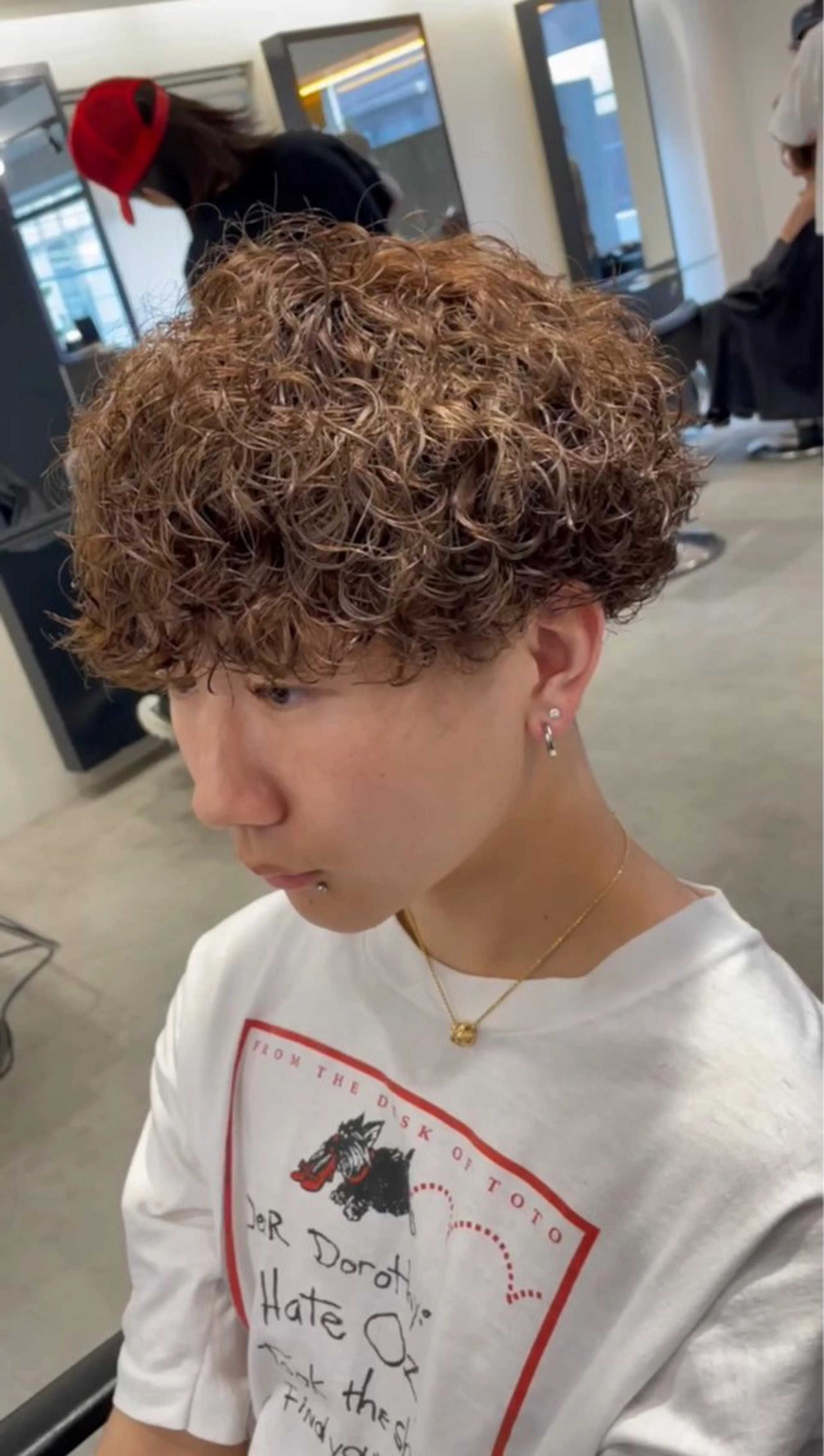パーマ メンズ カット パーマ トリートメント fifth 武正 琉生のヘアスタイル
