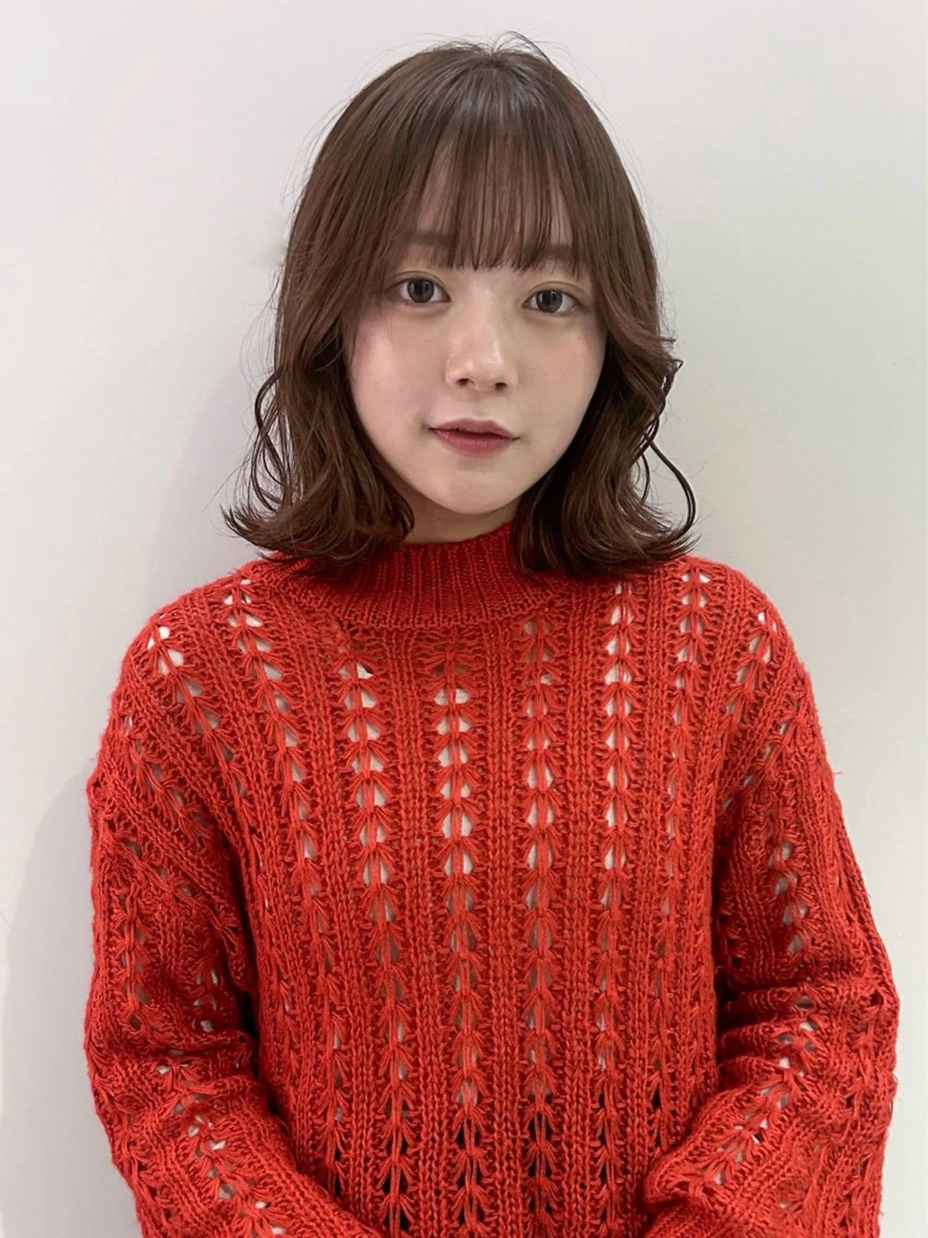 カット+ワンカラーの写真