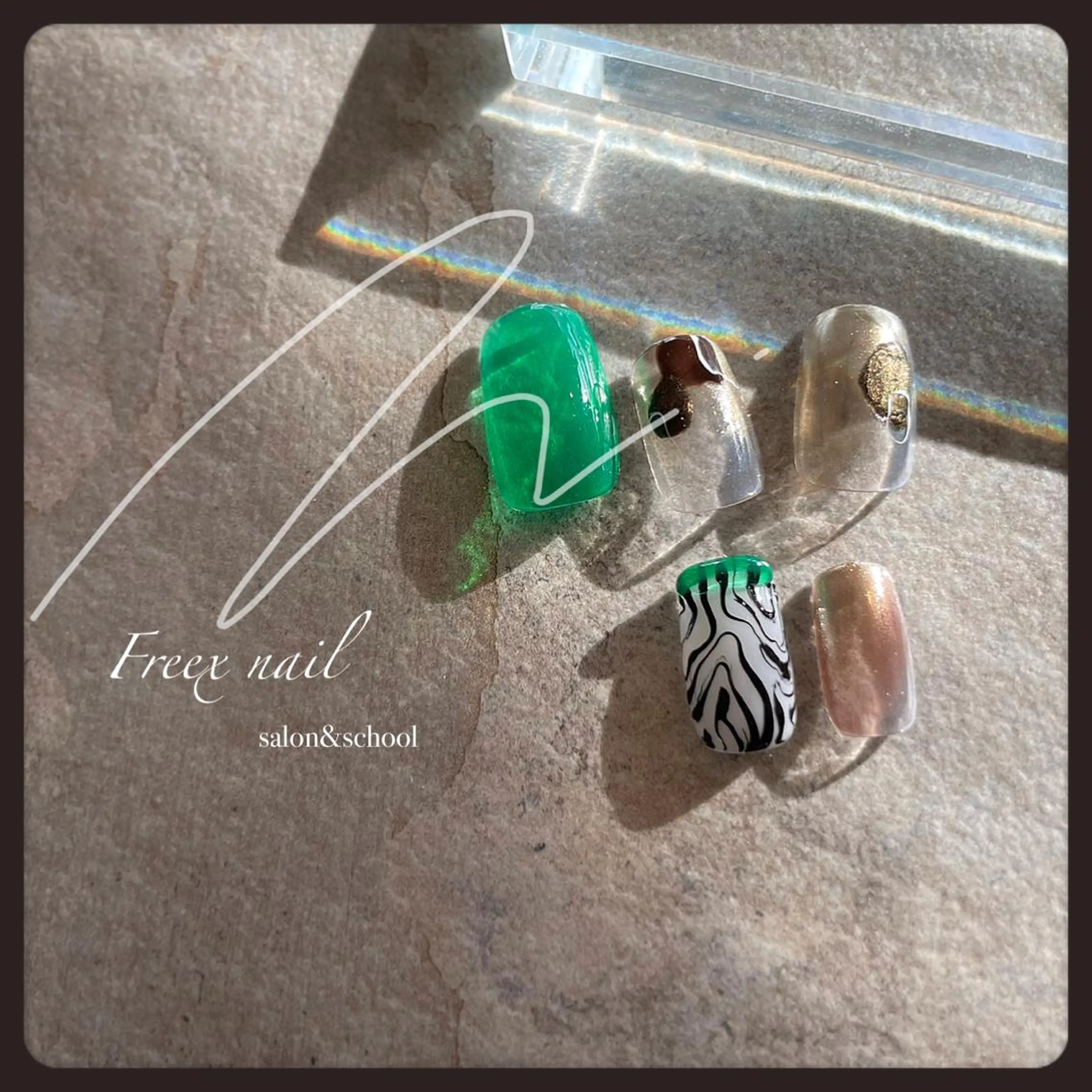 ネイル ハンドネイル ハンドケア freex nail /ニュアンス/個性派のネイルデザイン