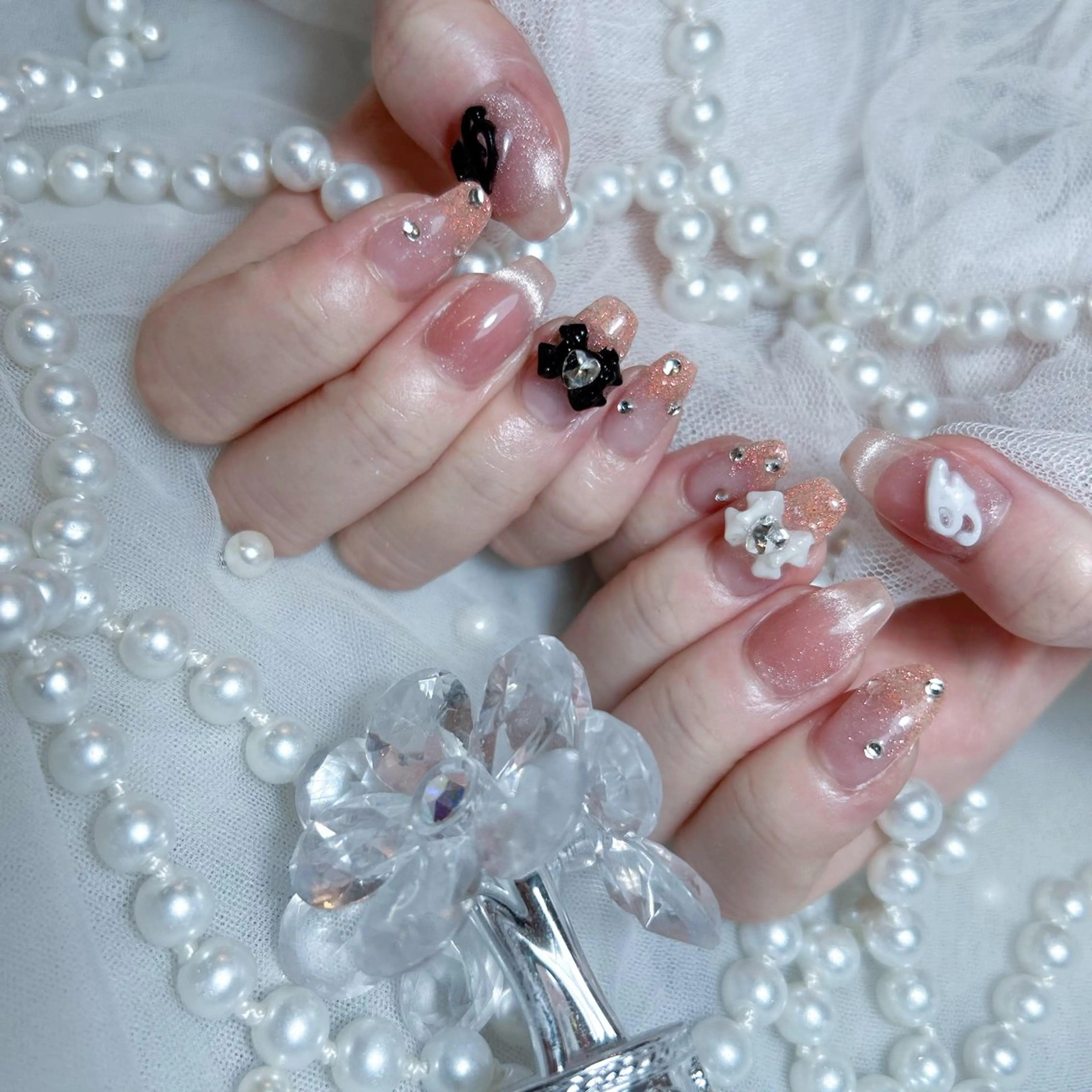 ネイル ハンドネイル Yudia🩵 Yuiのネイルデザイン