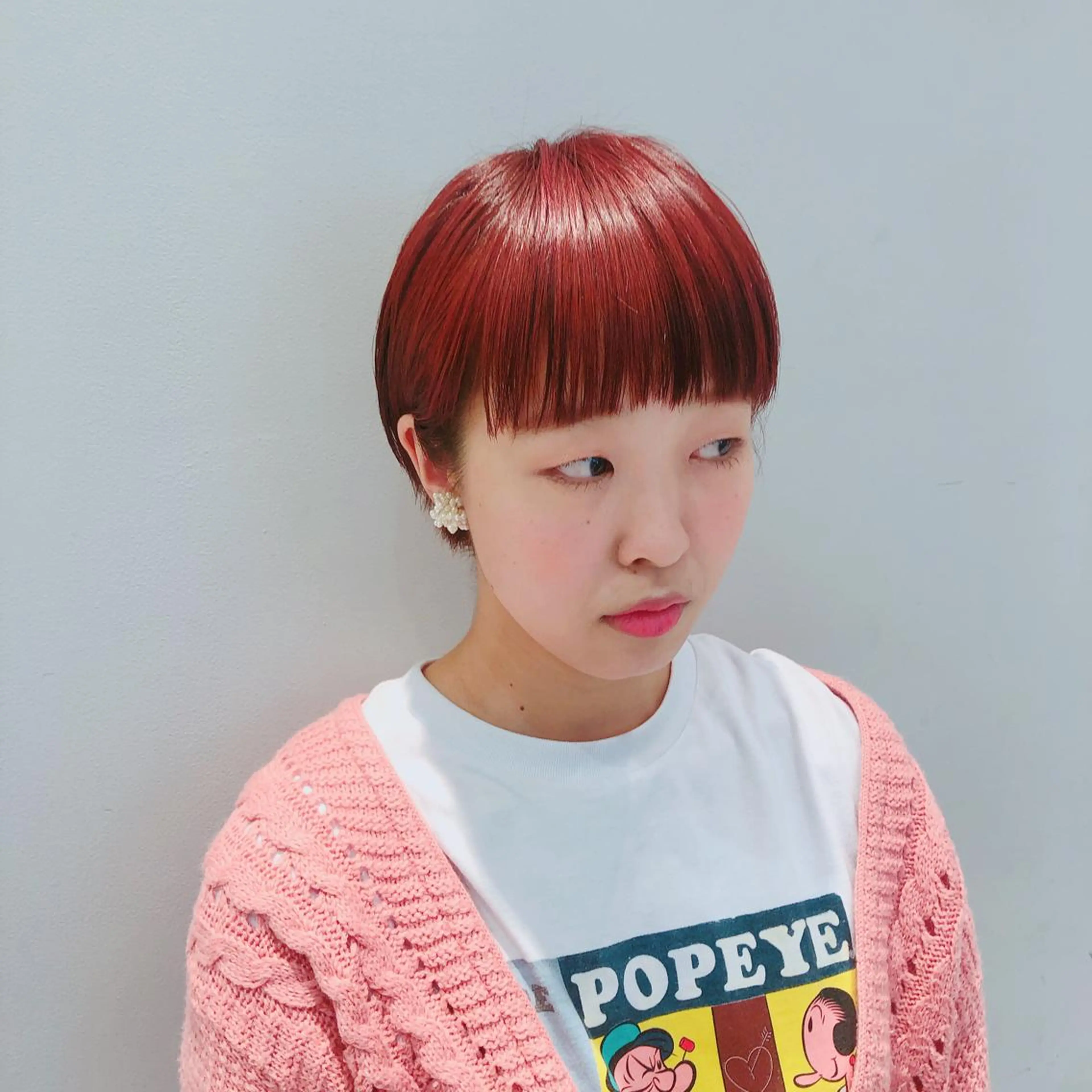 ショート 似合わせ艶髪カラー ❤️ハダユミのヘアスタイル