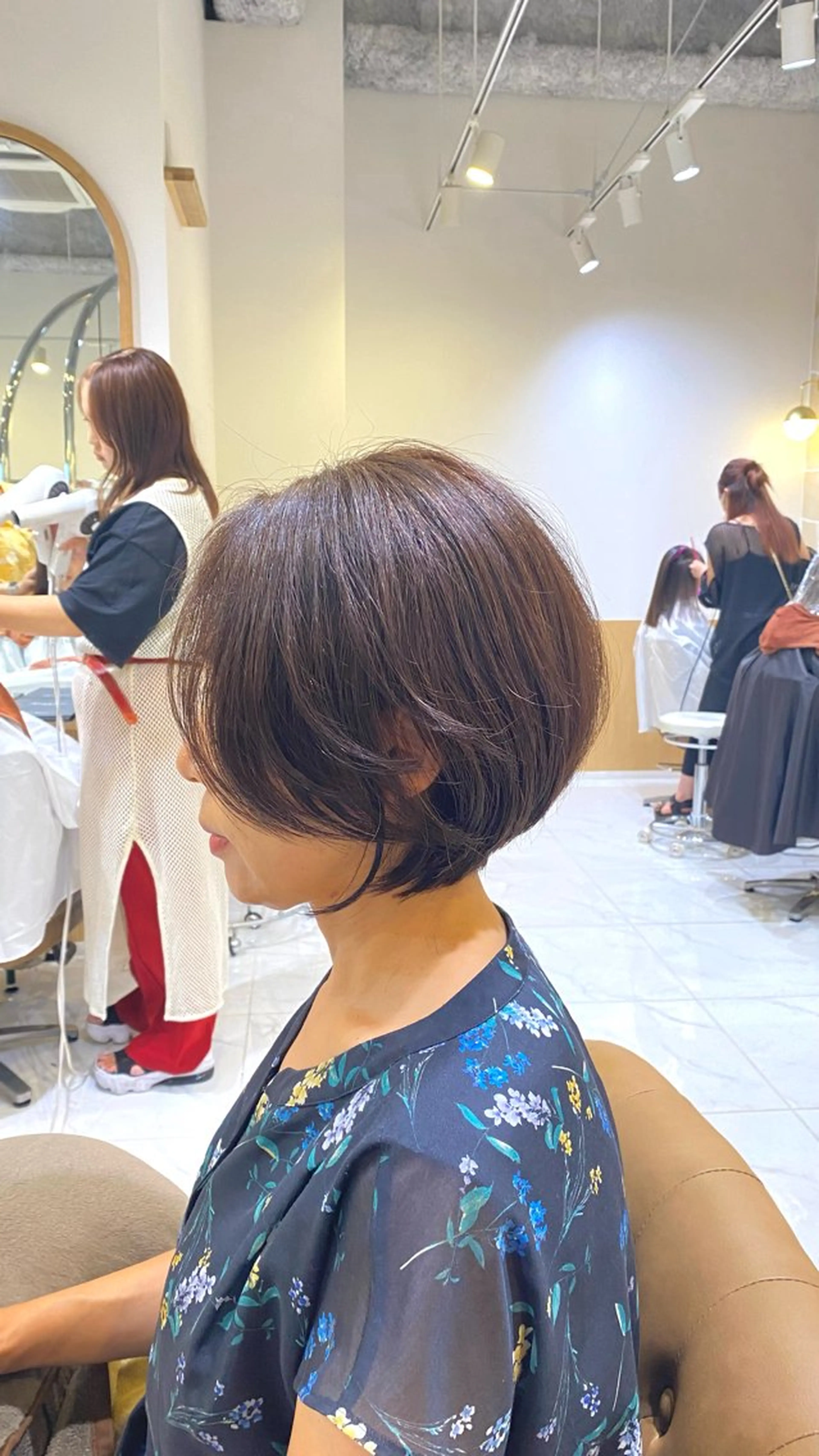 ショート カラー ショートボブ ボブ ショートヘア 縮毛矯正 坂井 茅聖のヘアスタイル