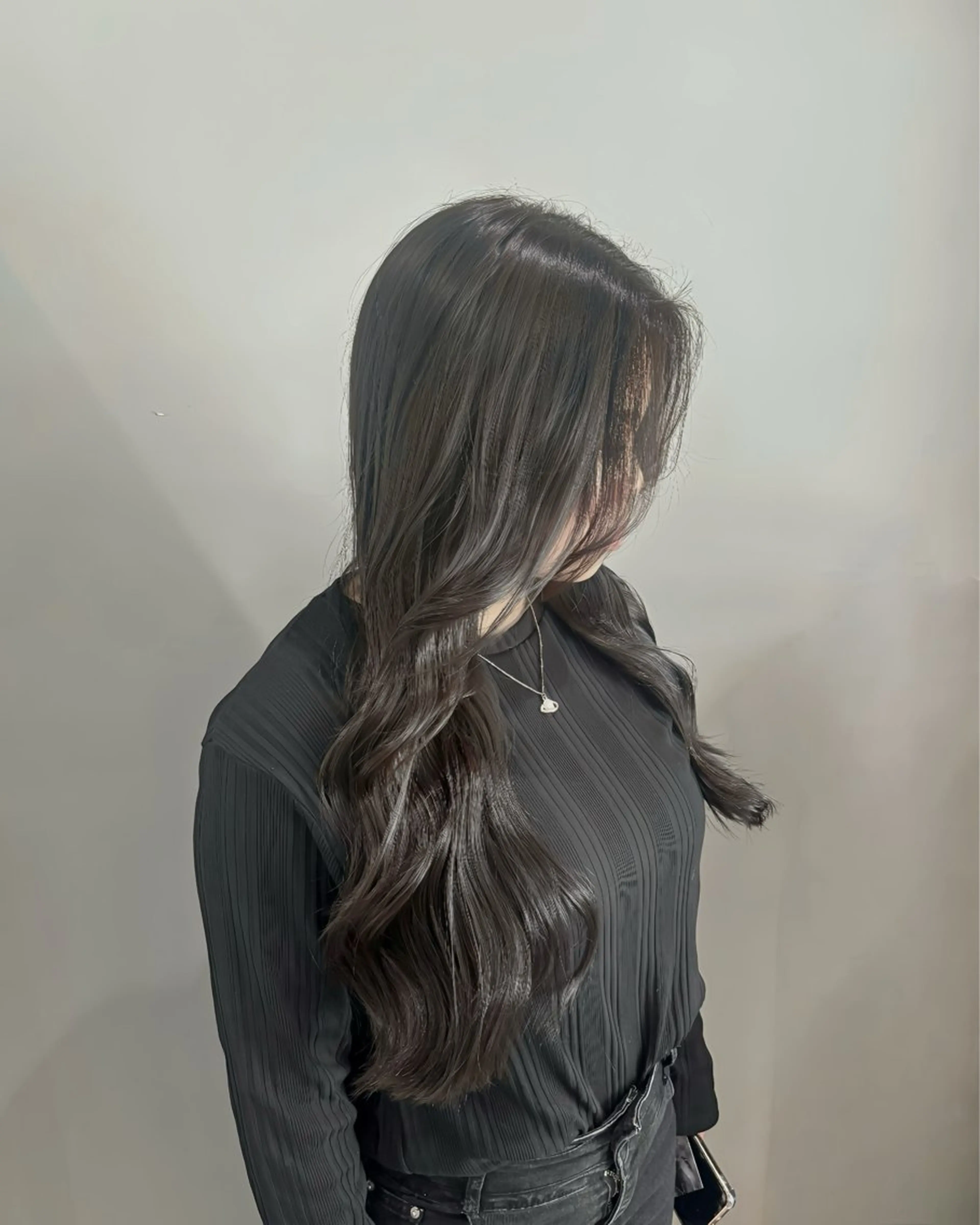 【🩶韓国直輸入パーマ🩶】カット+無重力パーマ＋トリートメント　注意事項確認必須の写真