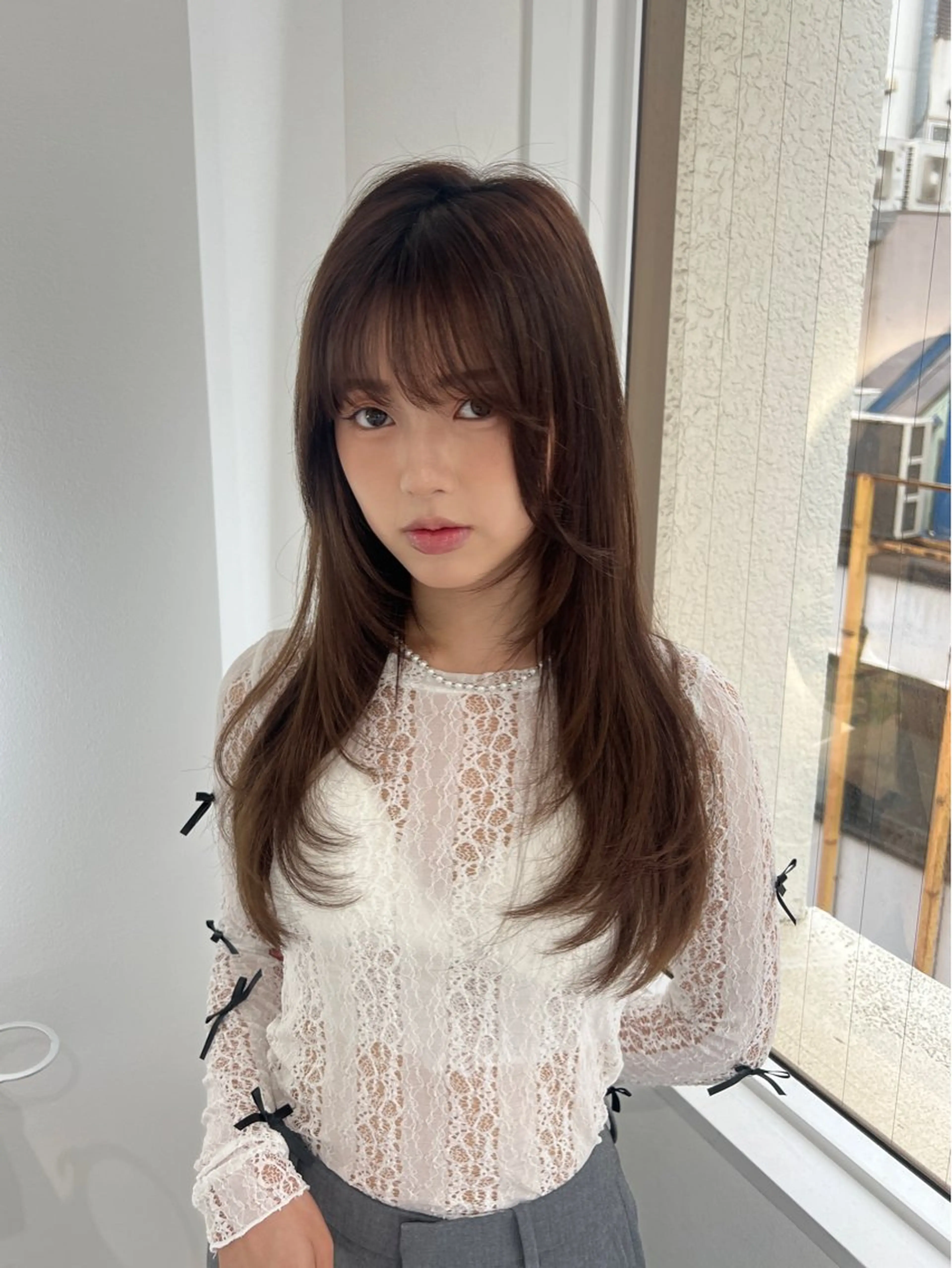 ロング 💖韓国風💖 レイヤー/LISAのヘアスタイル