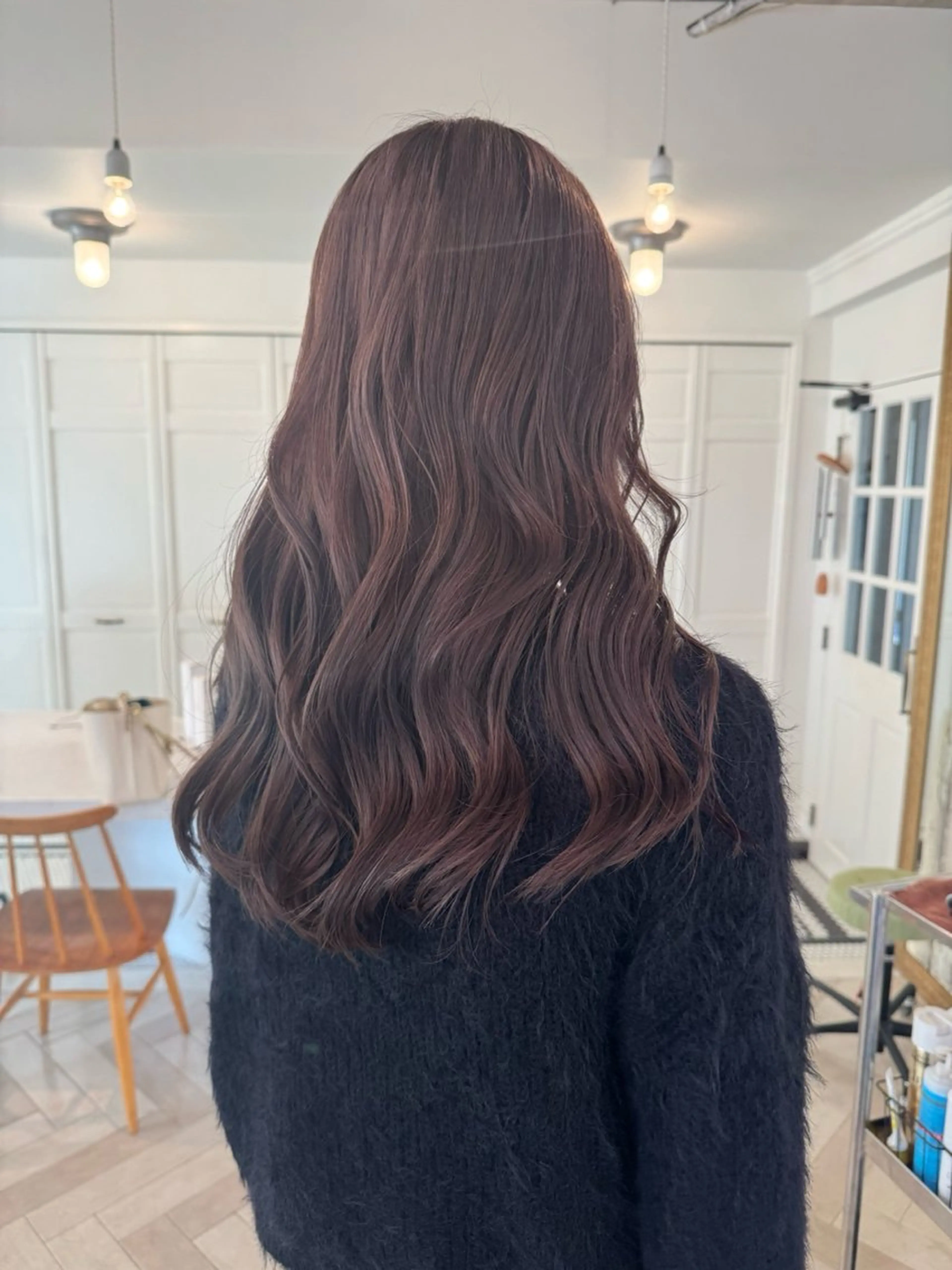 カラー ヘアカラー ブリーチカラー🎀 韓国風/寺門美優のヘアスタイル