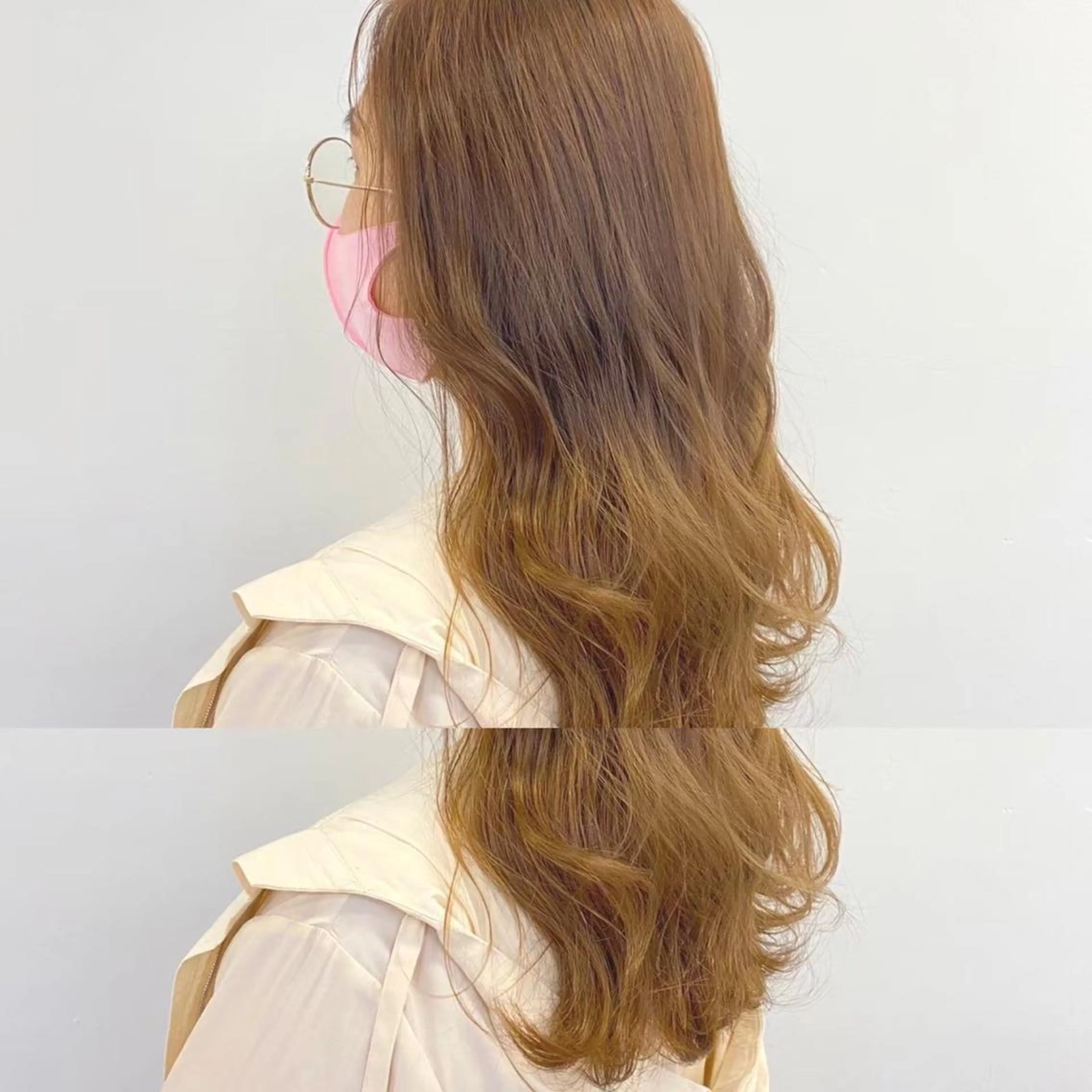 ロング カラー ヘアアレンジ 縮毛矯正/髪質改善/ ブリーチ毛/木元渓太のヘアスタイル