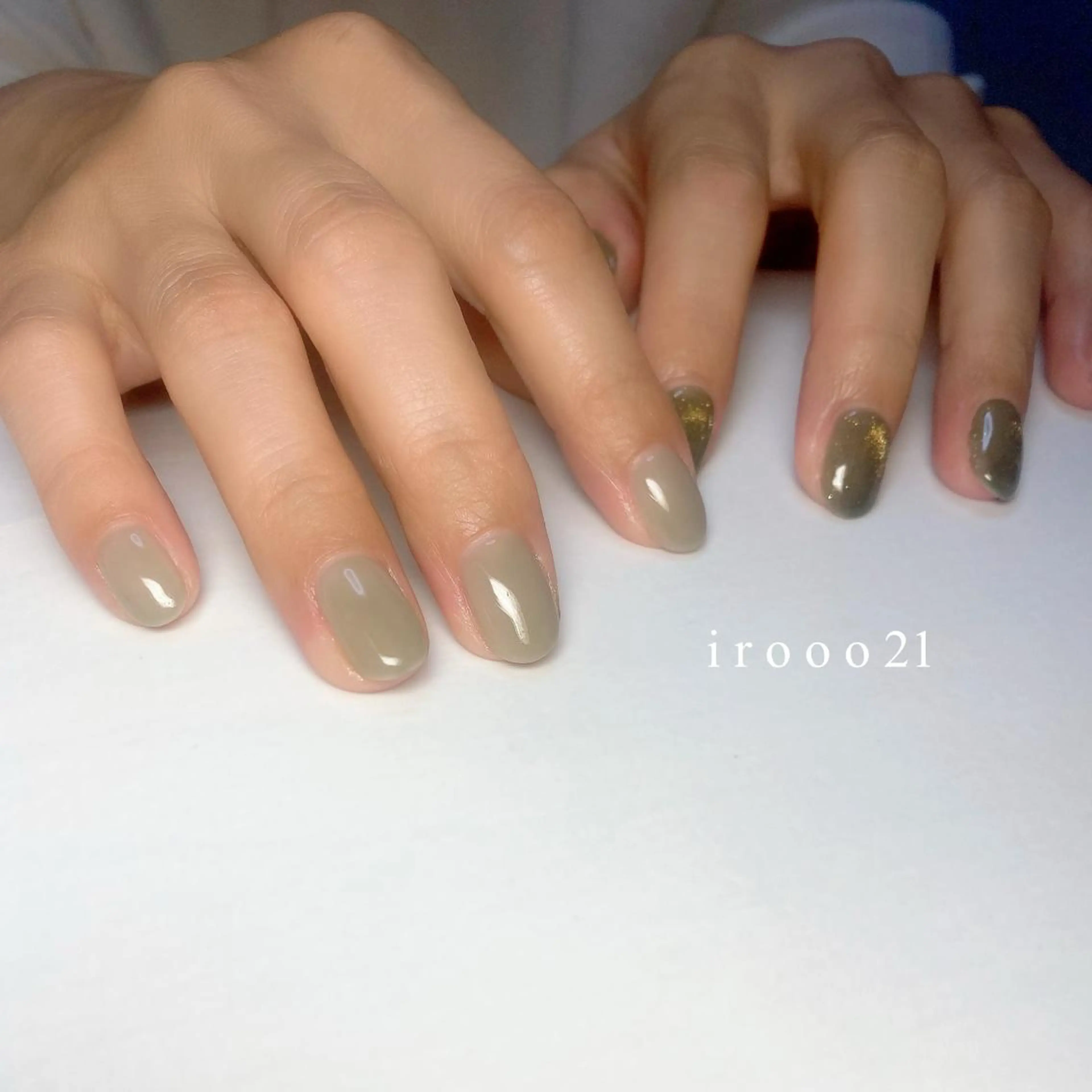 ネイル マグネットネイル ワンカラーネイル ハンドネイル irooo 21のネイルデザイン