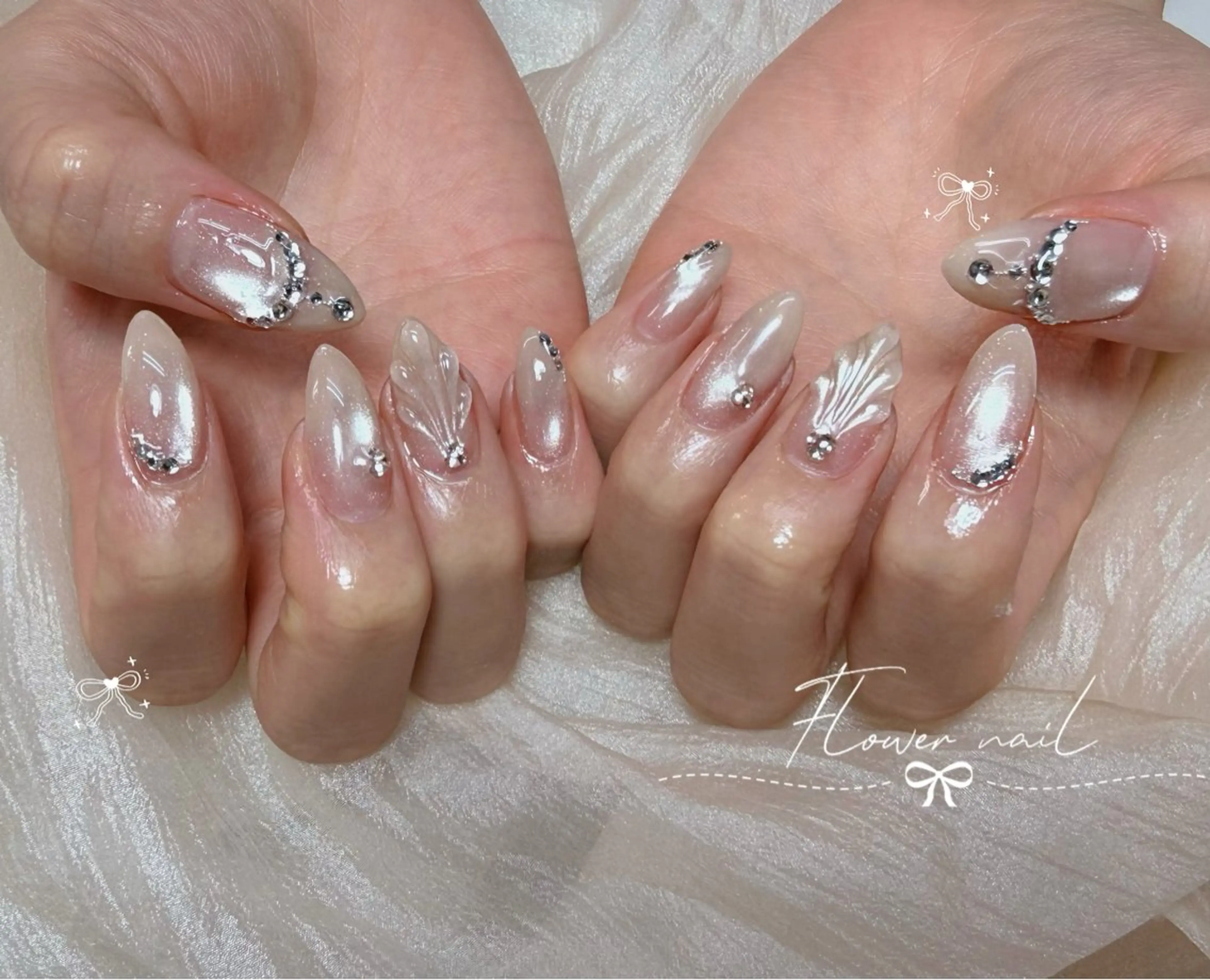 ネイル ハンドネイル Flower nailのネイルデザイン