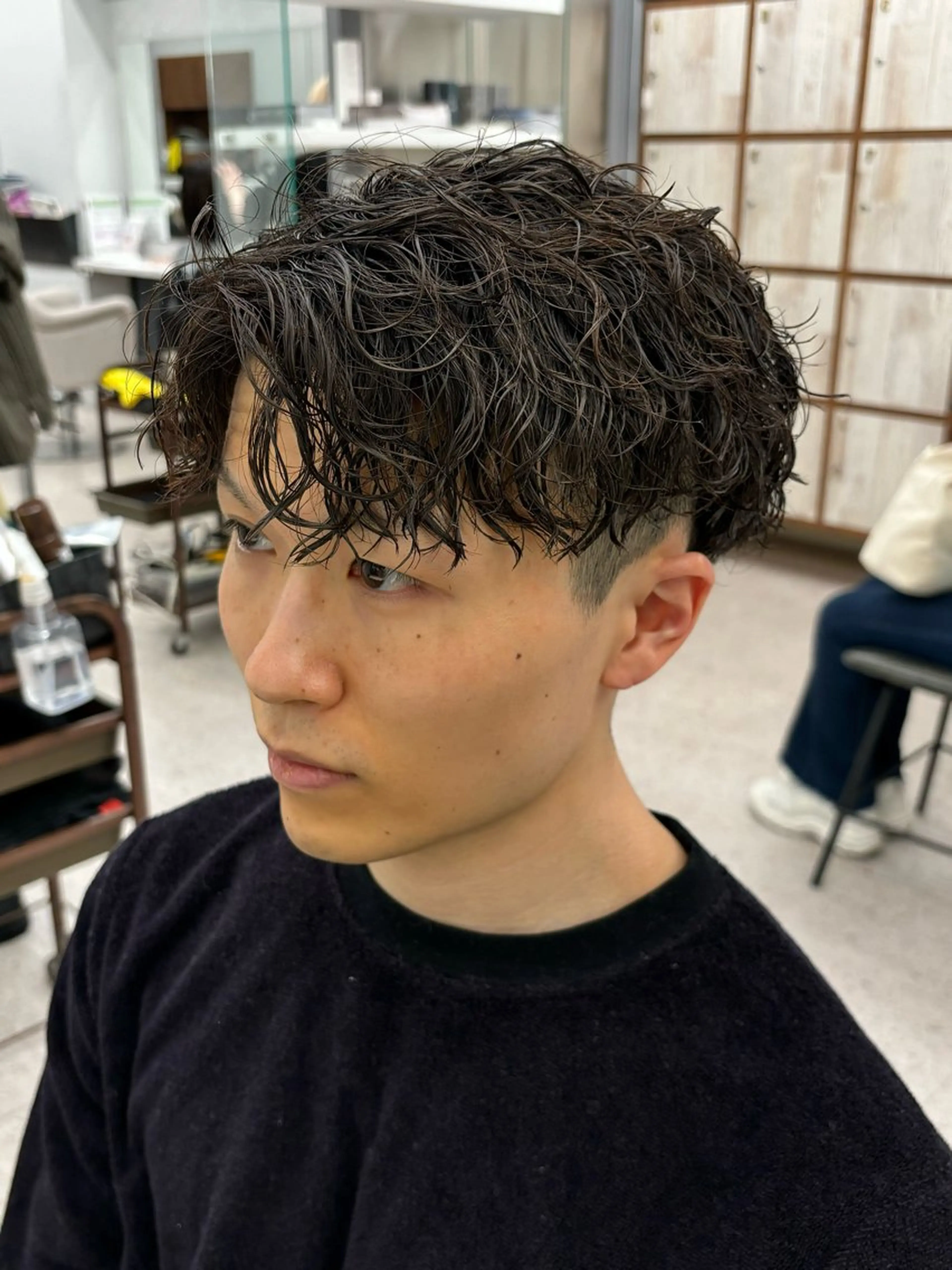 パーマ メンズ カット パーマ 🍐シャドウパーマ メンズ特化/守岡🍐のヘアスタイル