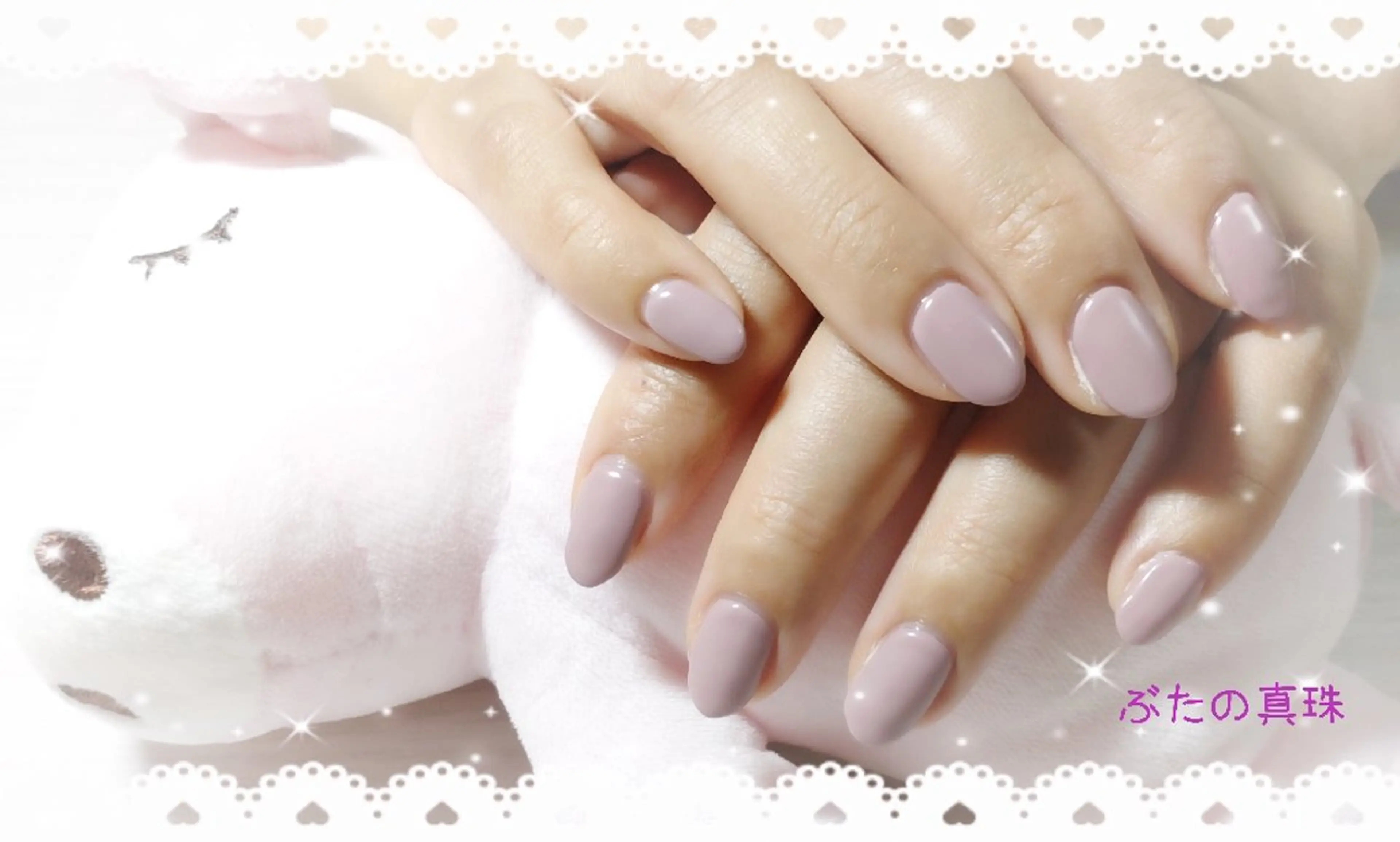 ネイル ワンカラーネイル ハンドネイル 林 珠里のネイルデザイン