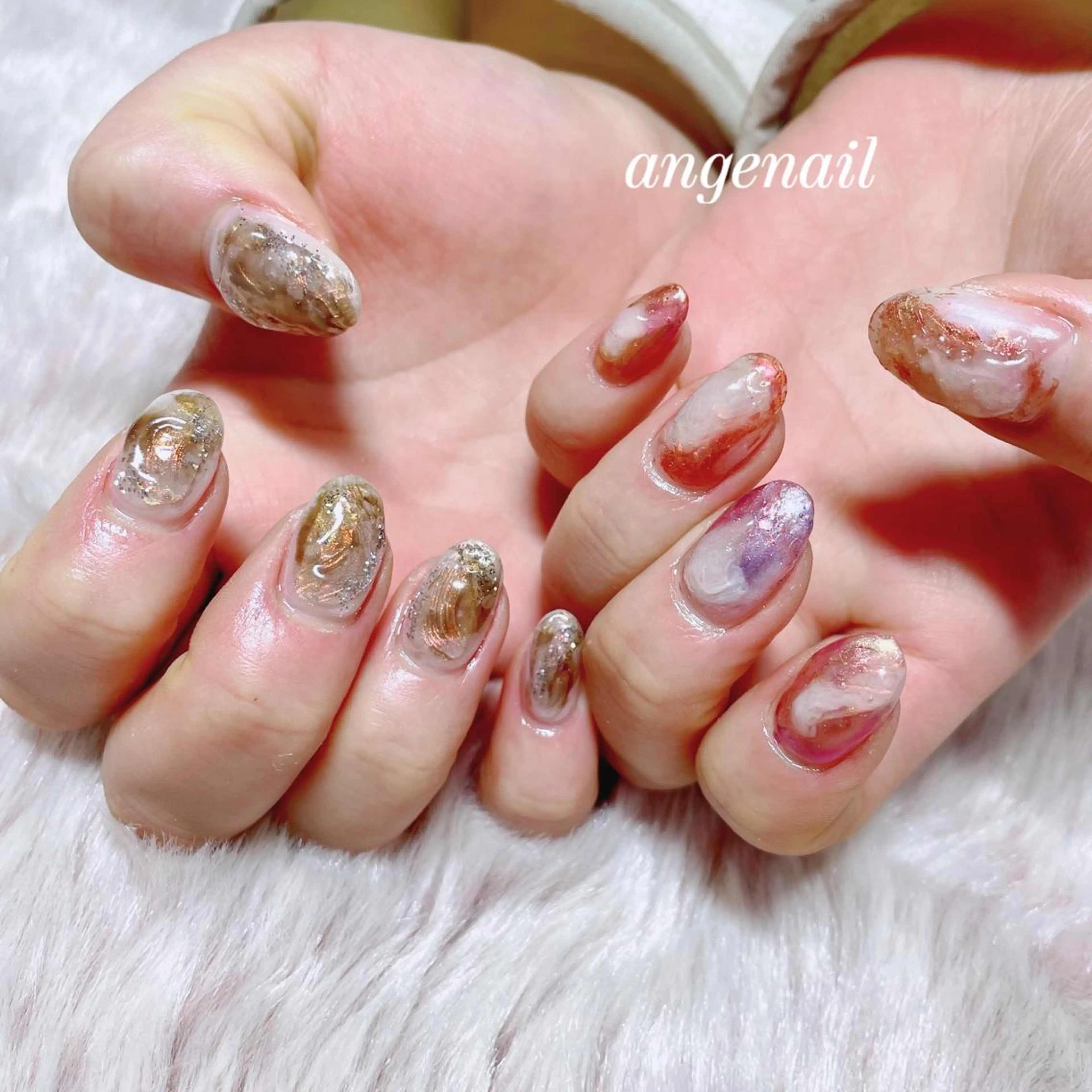 ネイル ハンドネイル オーナーネイリスト MAKIのネイルデザイン